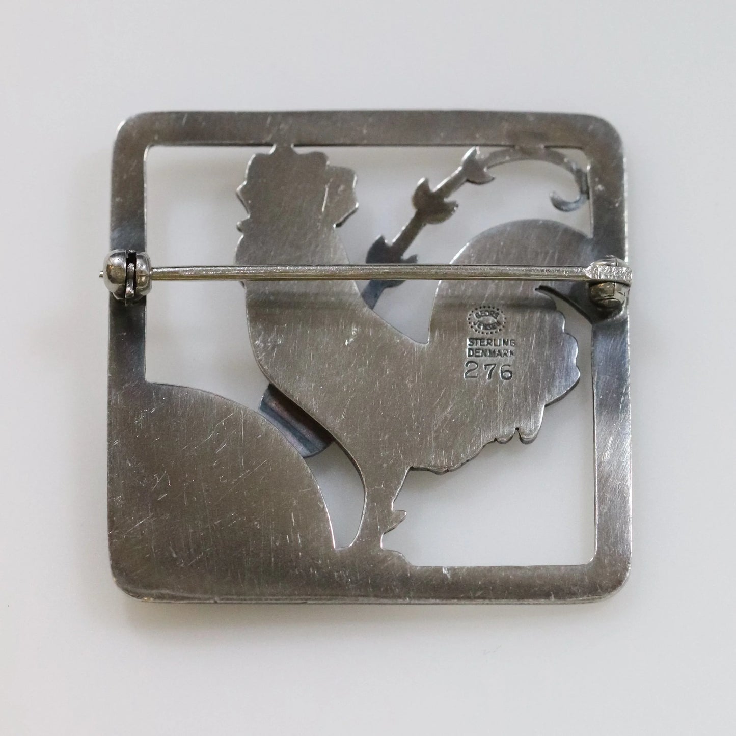 SOLD OUT: Vintage Georg Jensen Jewelry | Arno Malinowski Rooster Brooch 276 - Carmel Fine Silver Jewelry