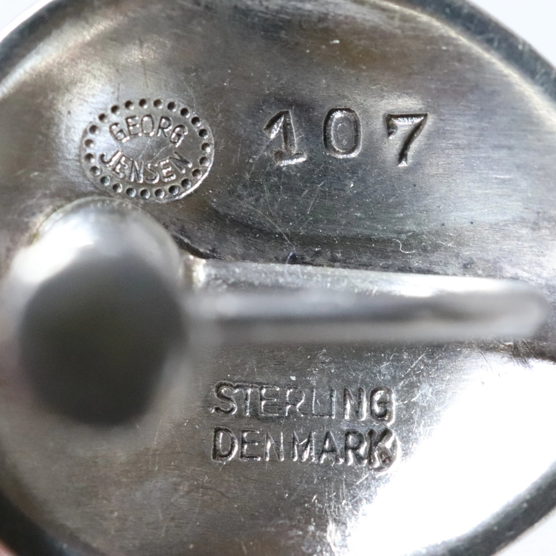 SOLD OUT: Vintage Georg Jensen Jewelry | Arno Malinowski Shell Earrings 107 Denmark - Carmel Fine Silver Jewelry