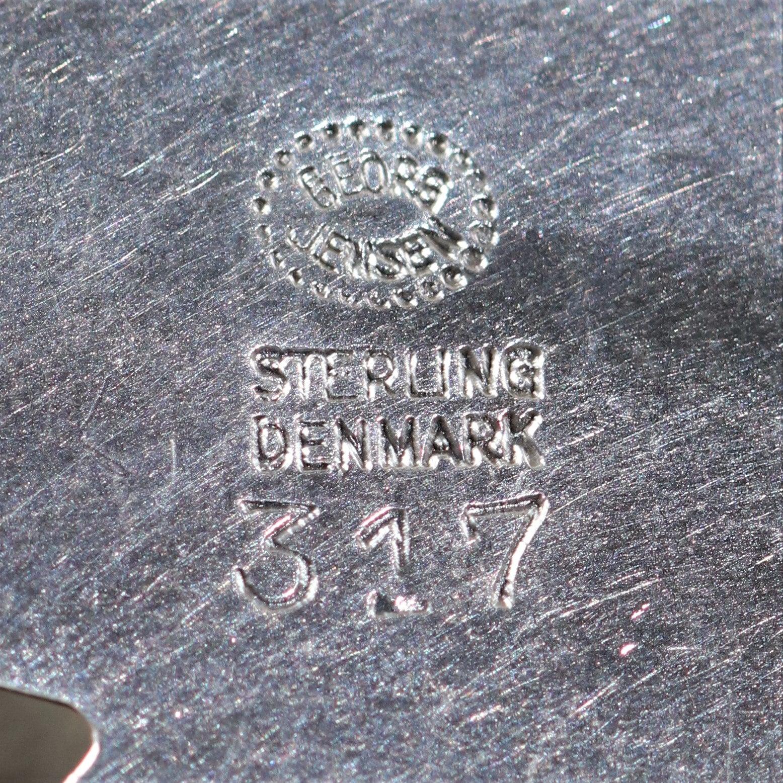 SOLD OUT: Vintage Georg Jensen Jewelry | Art Deco Dual Dolphins Brooch 317 - Carmel FSJ