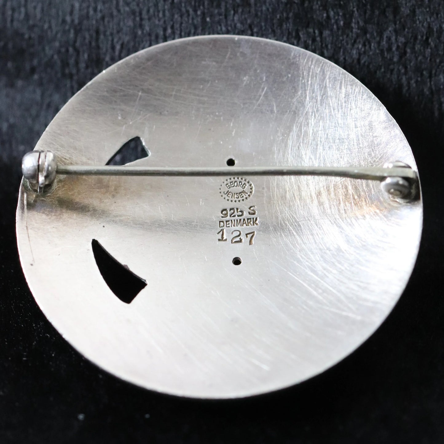 SOLD OUT: Vintage Georg Jensen Jewelry | Art Deco Foral Foliat Brooch 127 - Carmel Fine Silver Jewelry
