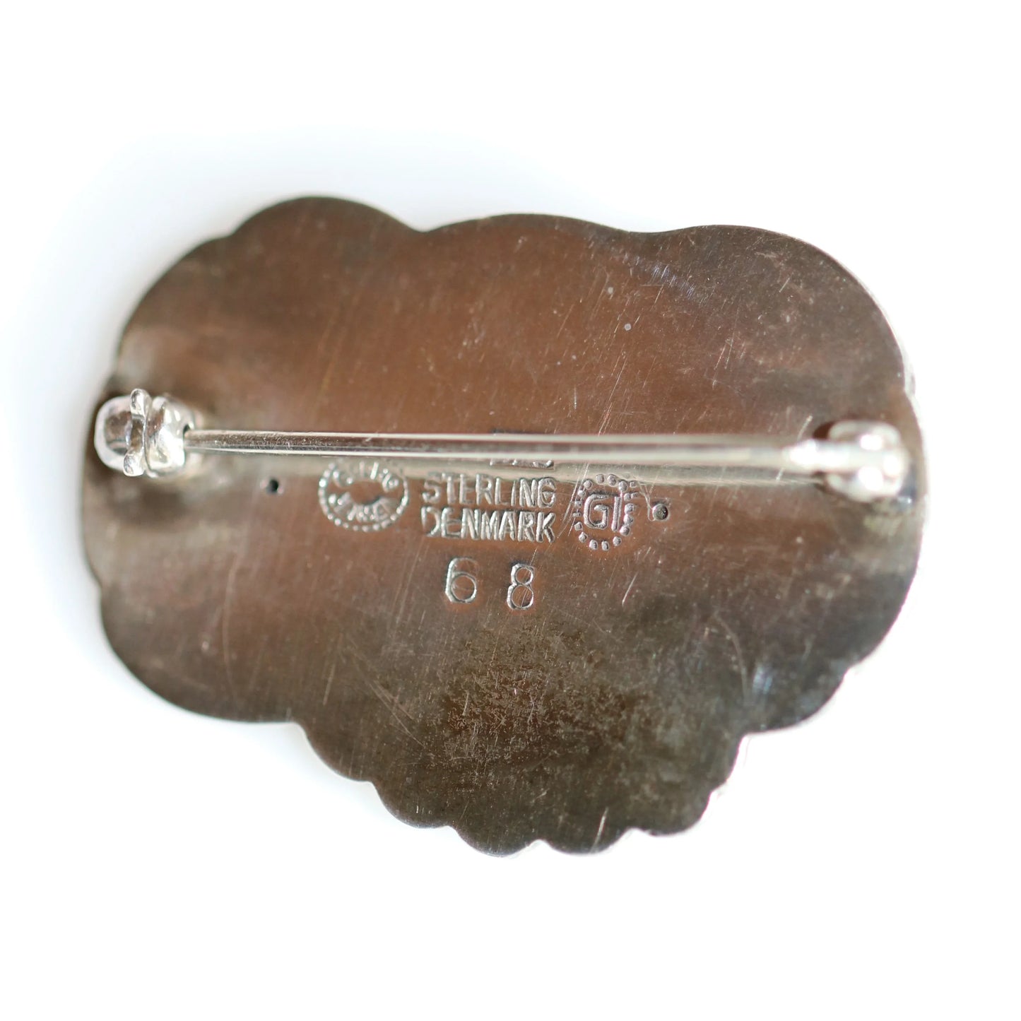 SOLD OUT: Vintage Georg Jensen Jewelry | Art Nouveau Grape Brooch 68 Denmark - Carmel Fine Silver Jewelry