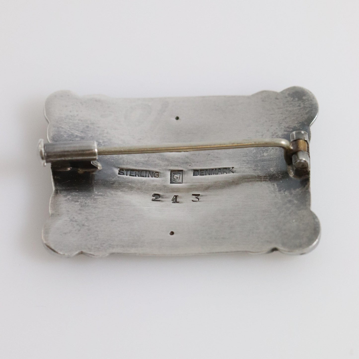 SOLD OUT: Vintage Georg Jensen Jewelry | Art Nouveau Petite Swan Pin 213A - Carmel FSJ