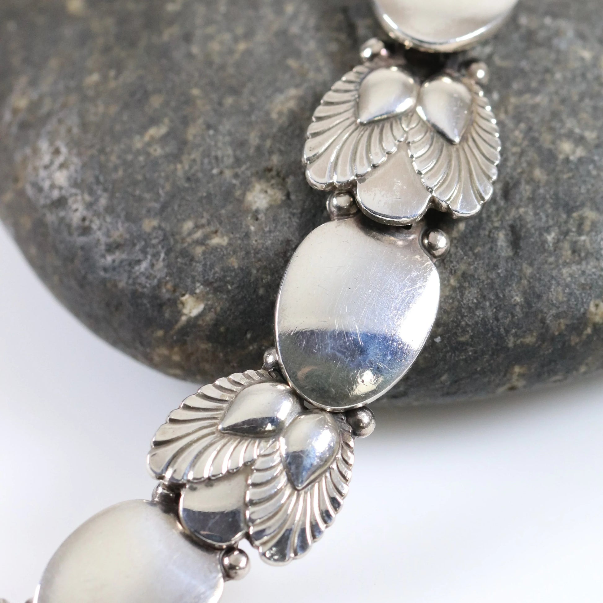 SOLD OUT: Vintage Georg Jensen Jewelry | Gundorph Albertus Bittersweet Bracelet 94B Sterling Silver Denmark - Carmel Fine Silver Jewelry