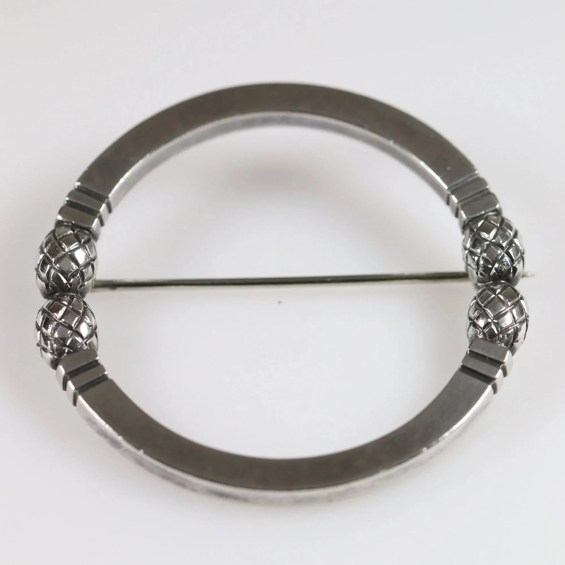 SOLD OUT: Vintage Georg Jensen Jewelry | Harald Nielsen Acorn Estate Brooch - Carmel Fine Silver Jewelry