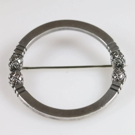 SOLD OUT: Vintage Georg Jensen Jewelry | Harald Nielsen Acorn Estate Brooch - Carmel Fine Silver Jewelry