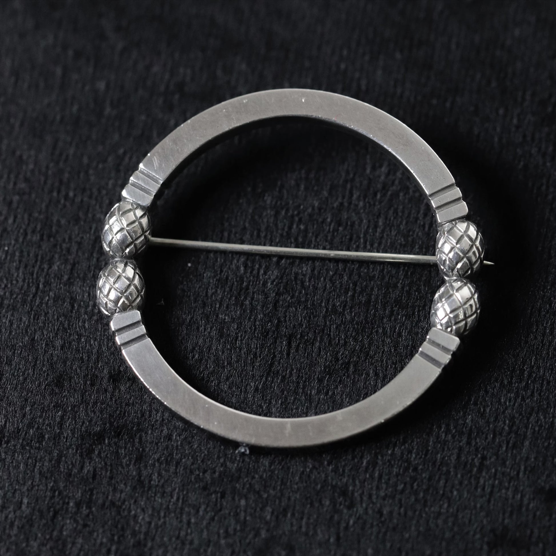 SOLD OUT: Vintage Georg Jensen Jewelry | Harald Nielsen Acorn Estate Brooch - Carmel Fine Silver Jewelry