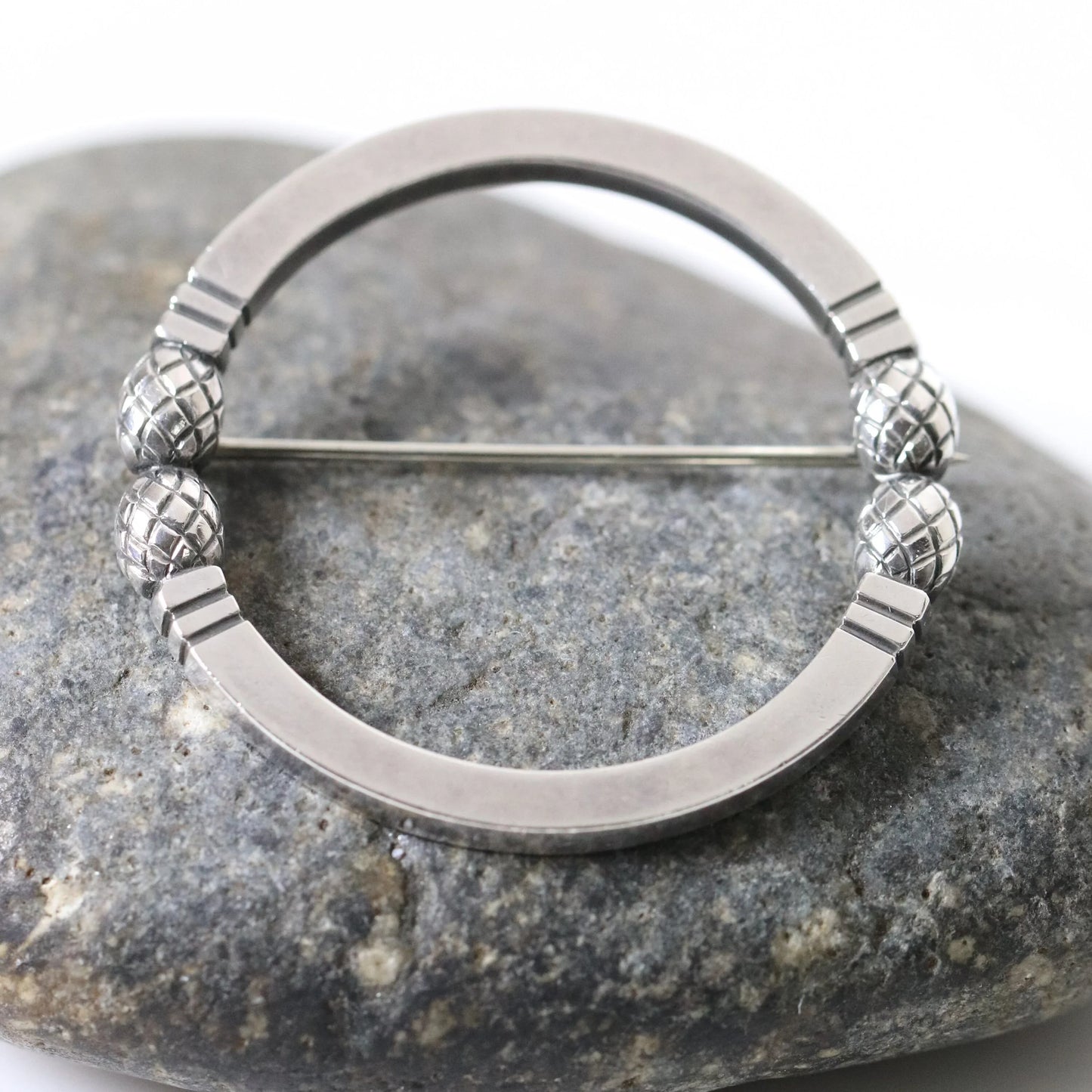 SOLD OUT: Vintage Georg Jensen Jewelry | Harald Nielsen Acorn Estate Brooch - Carmel Fine Silver Jewelry