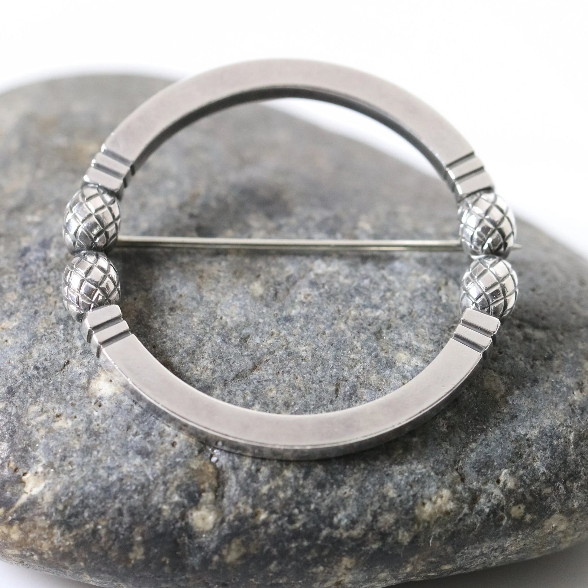 SOLD OUT: Vintage Georg Jensen Jewelry | Harald Nielsen Acorn Estate Brooch - Carmel Fine Silver Jewelry