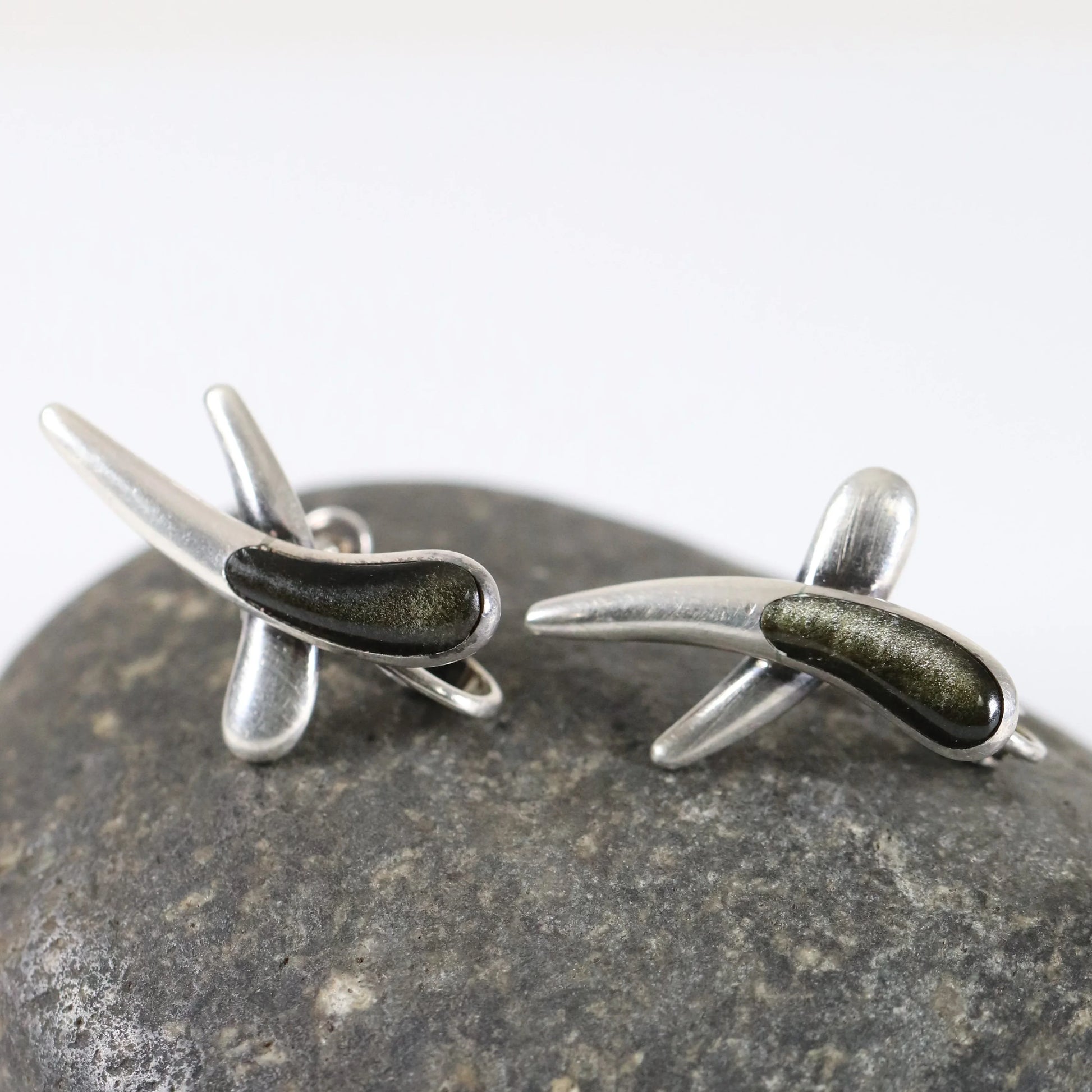 SOLD OUT: Vintage Georg Jensen Jewelry | Henning Koppel Abstract Pin 321 - Carmel Fine Silver Jewelry
