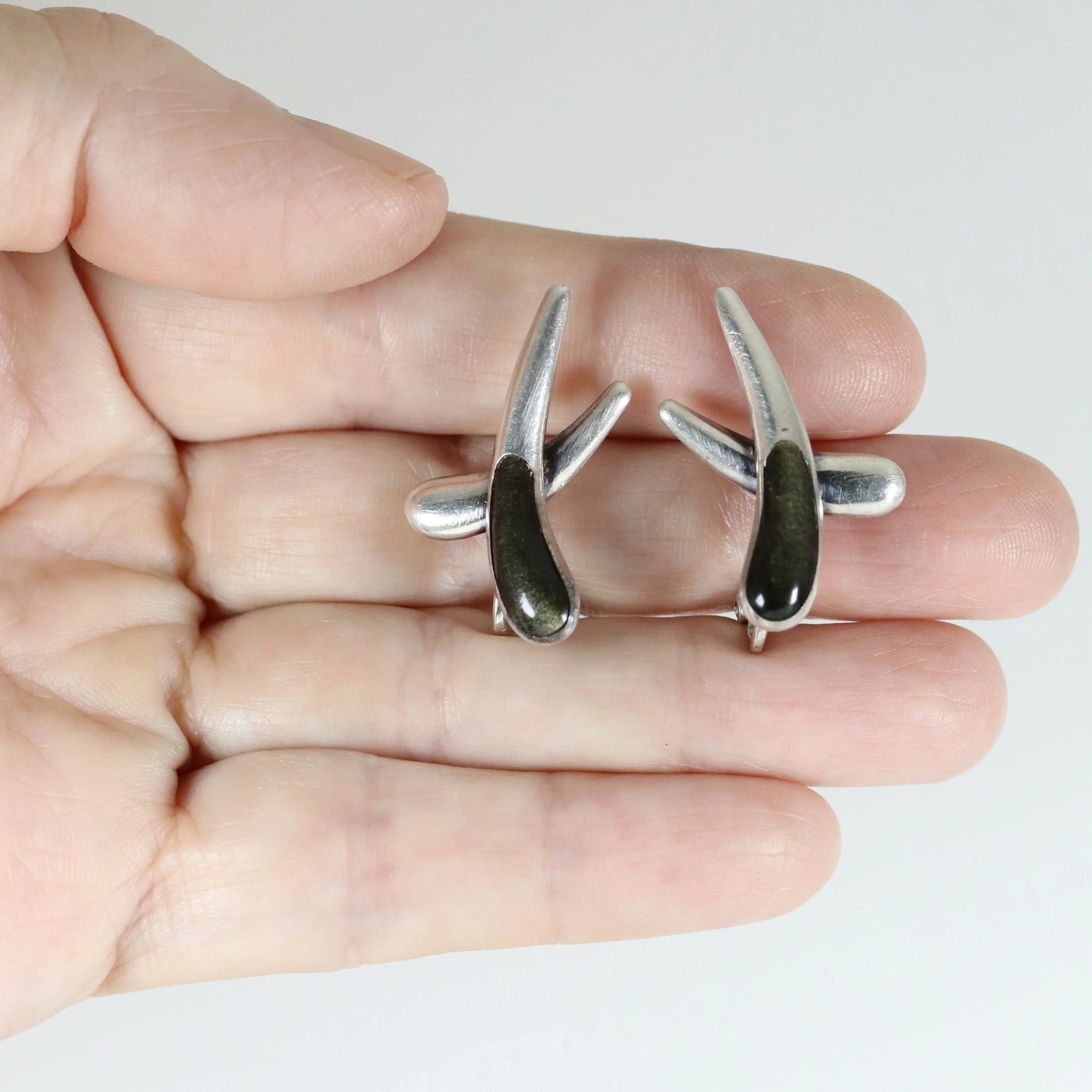 SOLD OUT: Vintage Georg Jensen Jewelry | Henning Koppel Abstract Pin 321 - Carmel Fine Silver Jewelry