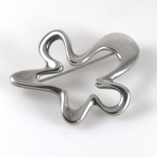 SOLD OUT: Vintage Georg Jensen Jewelry | Henning Koppel Abstract Pin 321 - Carmel FSJ