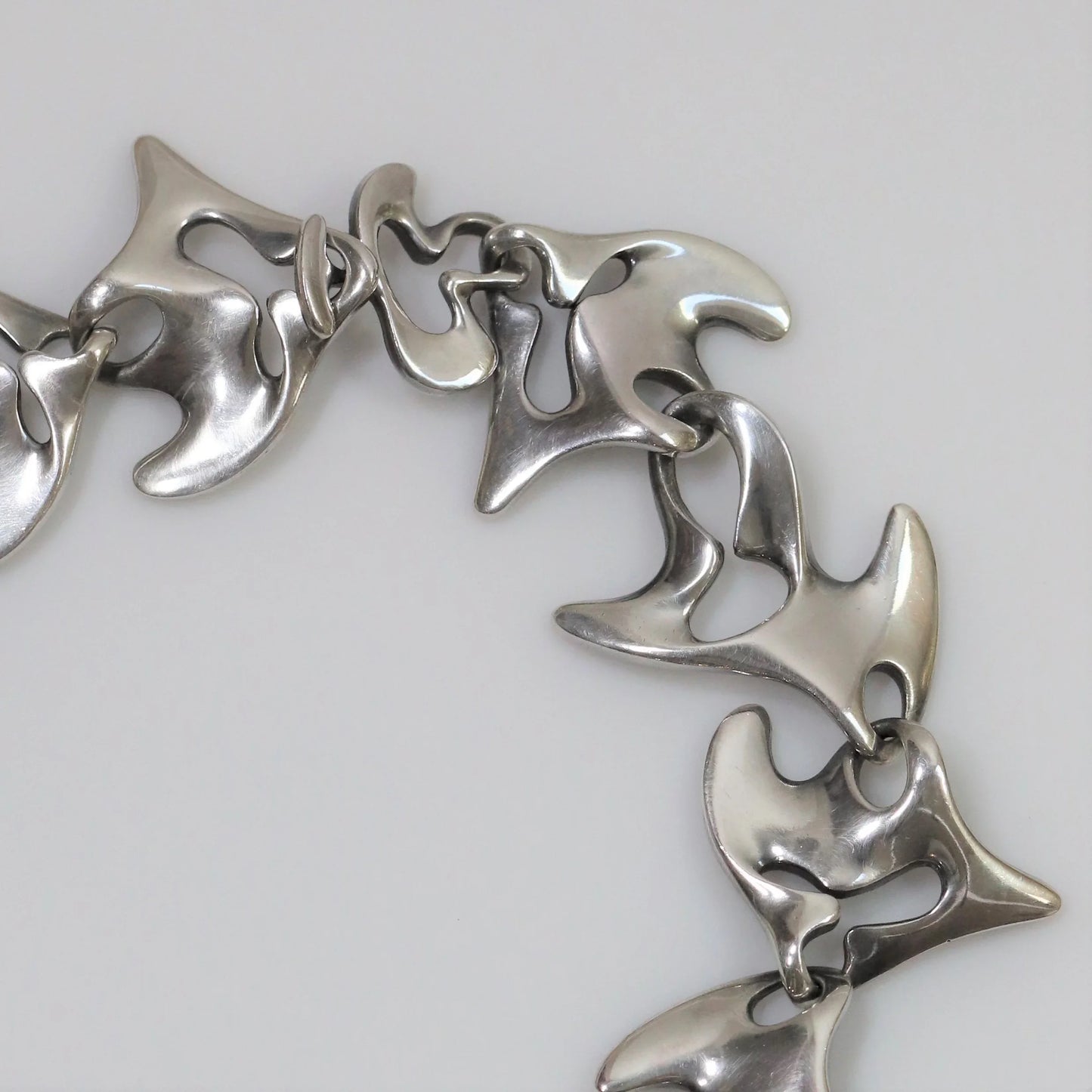 SOLD OUT: Vintage Georg Jensen Jewelry | Henning Koppel Heavy Splash Necklace 89 - Carmel Fine Silver Jewelry