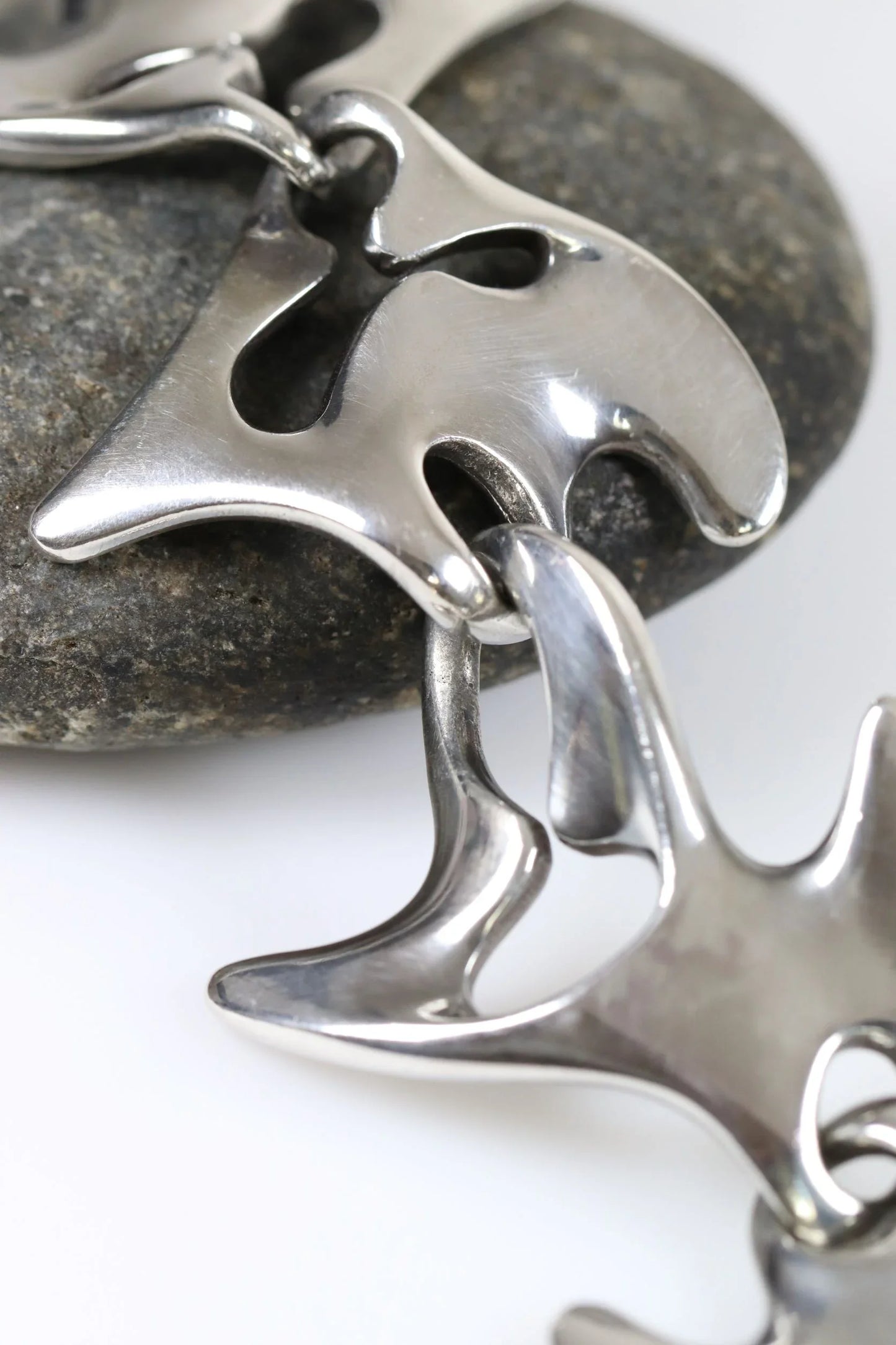 SOLD OUT: Vintage Georg Jensen Jewelry | Henning Koppel Heavy Splash Necklace 89 - Carmel Fine Silver Jewelry