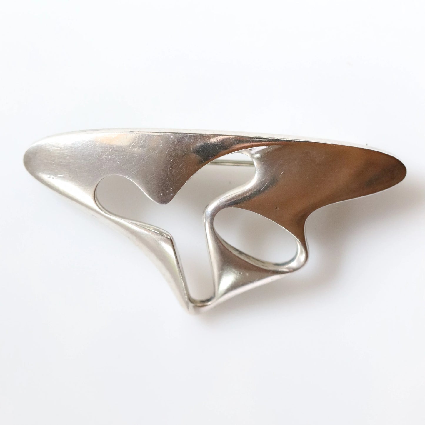 SOLD OUT: Vintage Georg Jensen Jewelry | Henning Koppel Modernist Abstract Brooch 325 - Carmel Fine Silver Jewelry