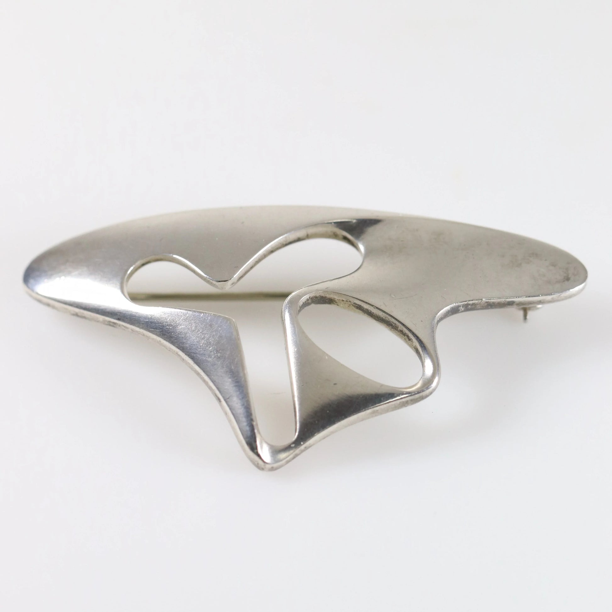 SOLD OUT: Vintage Georg Jensen Jewelry | Henning Koppel Modernist Abstract Brooch 325 - Carmel Fine Silver Jewelry