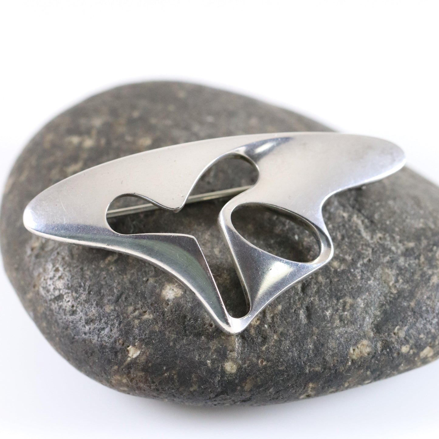 SOLD OUT: Vintage Georg Jensen Jewelry | Henning Koppel Modernist Abstract Brooch 325 - Carmel FSJ
