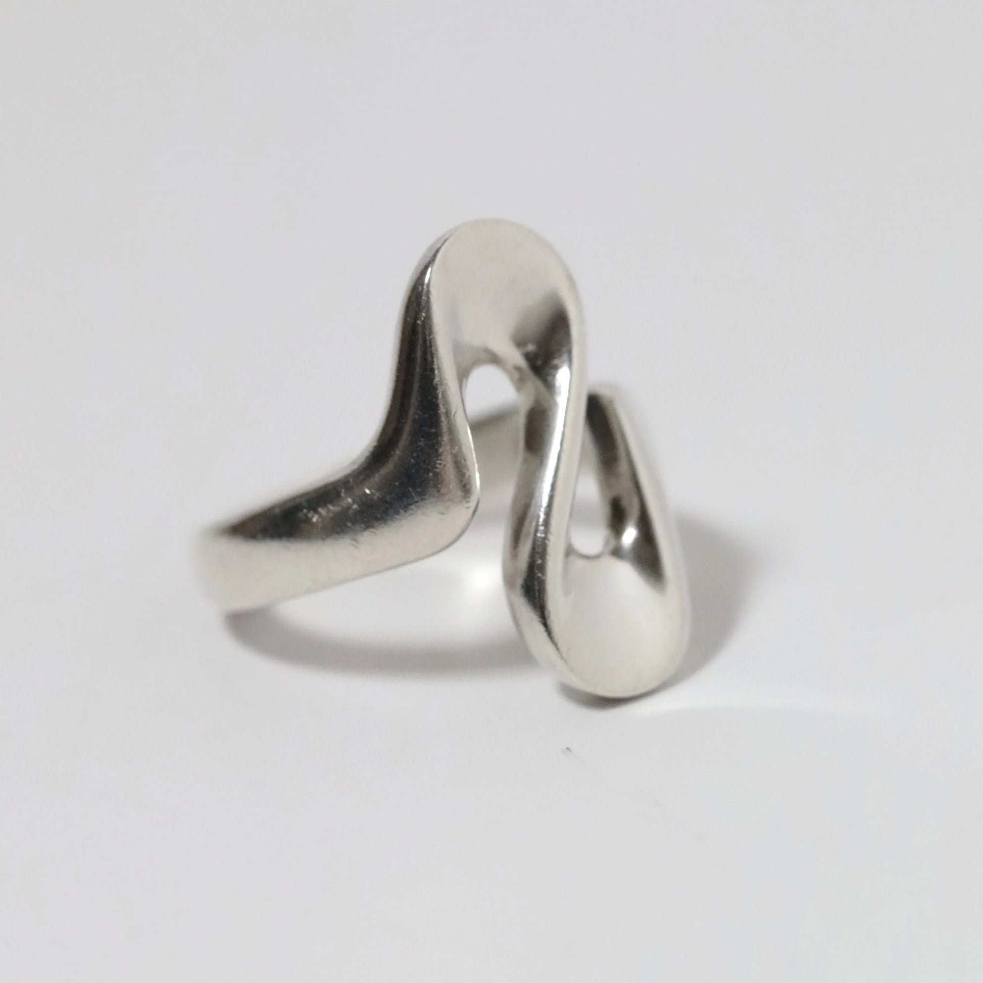 SOLD OUT: Vintage Georg Jensen Jewelry | Henning Koppel Whiplash Ring 221 Denmark - Carmel Fine Silver Jewelry