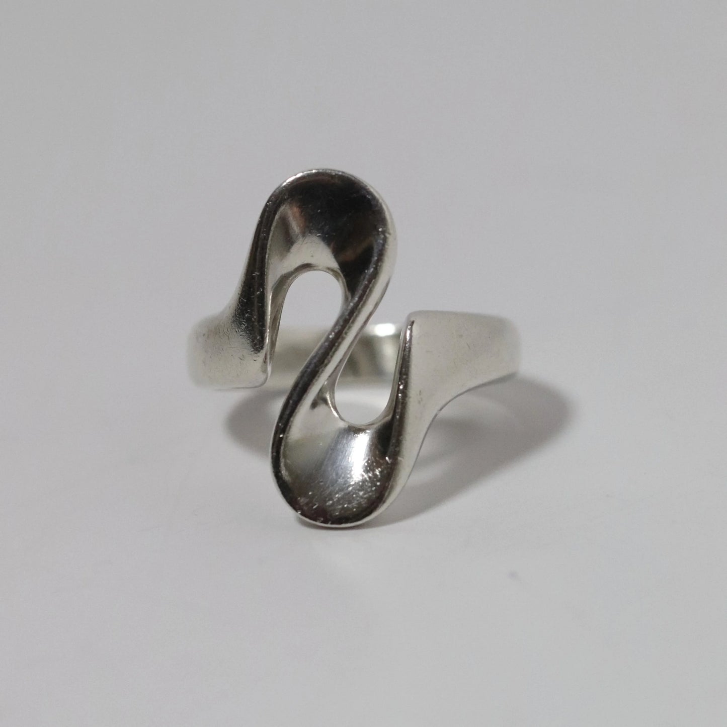 SOLD OUT: Vintage Georg Jensen Jewelry | Henning Koppel Whiplash Ring 221 Denmark - Carmel Fine Silver Jewelry