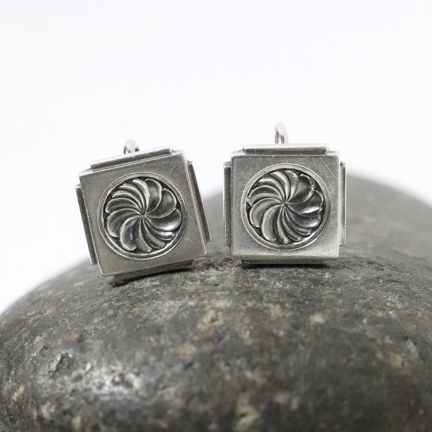 SOLD OUT: Vintage Georg Jensen Jewelry | Henry Pilstrup Silver Earrings 114 Denmark - Carmel Fine Silver Jewelry