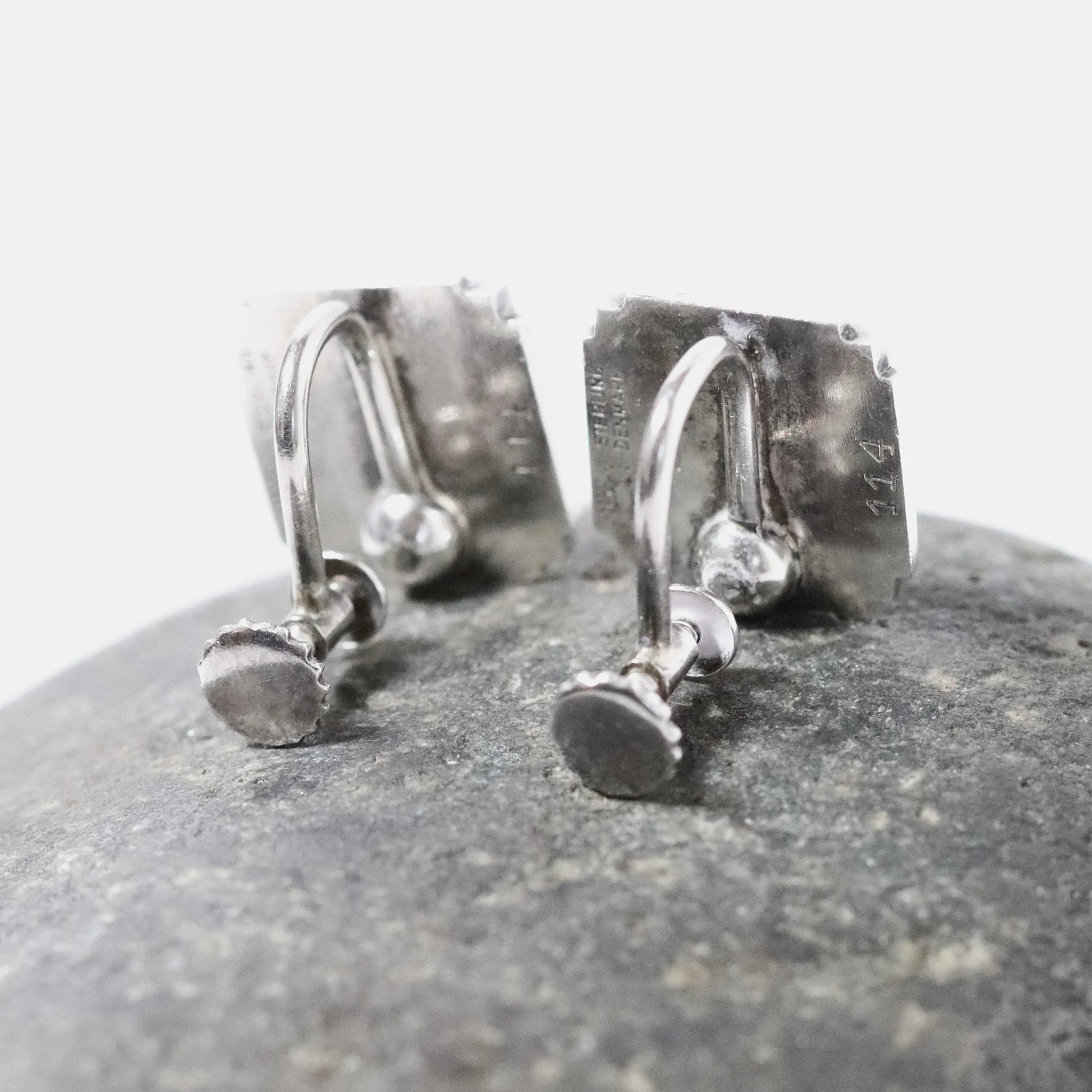 SOLD OUT: Vintage Georg Jensen Jewelry | Henry Pilstrup Silver Earrings 114 Denmark - Carmel Fine Silver Jewelry