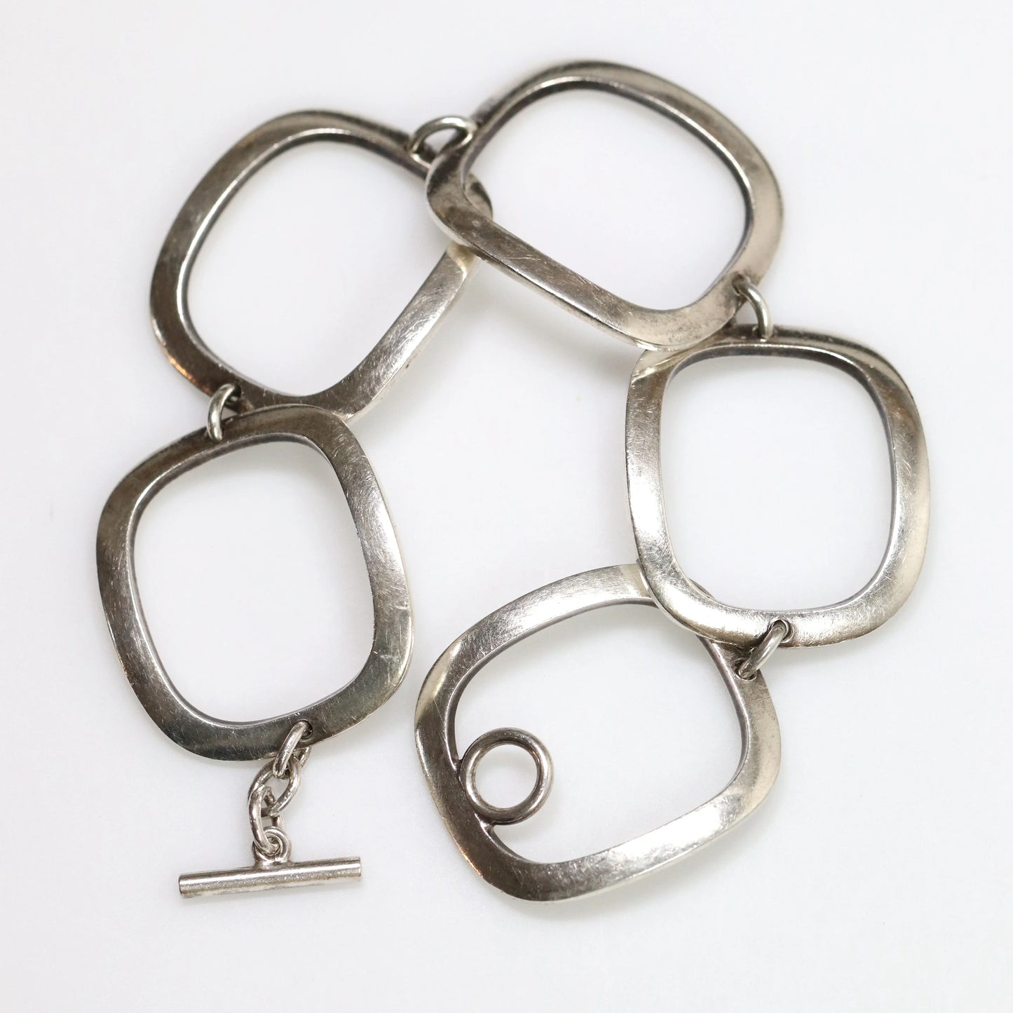 SOLD OUT: Vintage Georg Jensen Jewelry | Inga Britt Dahlquist Modernist Estate Bracelet 192B - Carmel Fine Silver Jewelry