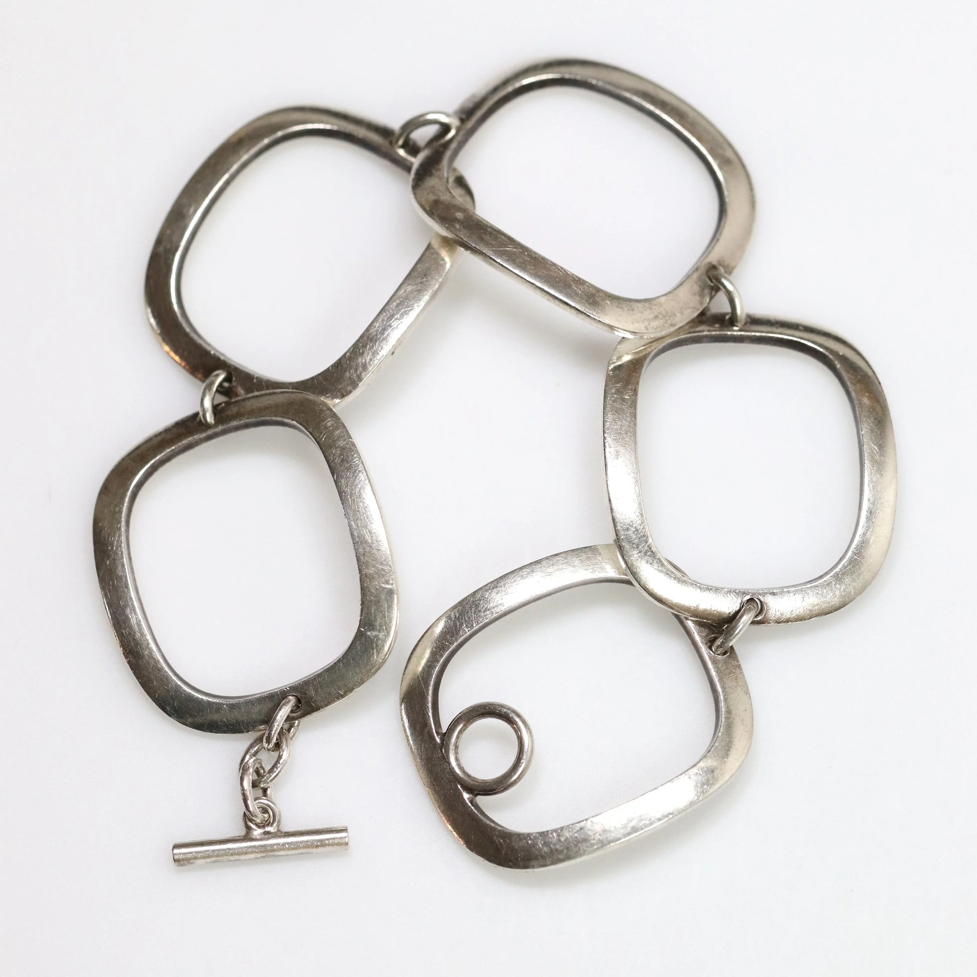 SOLD OUT: Vintage Georg Jensen Jewelry | Inga Britt Dahlquist Modernist Estate Bracelet 192B - Carmel Fine Silver Jewelry