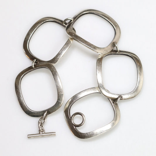 SOLD OUT: Vintage Georg Jensen Jewelry | Inga Britt Dahlquist Modernist Estate Bracelet 192B - Carmel Fine Silver Jewelry