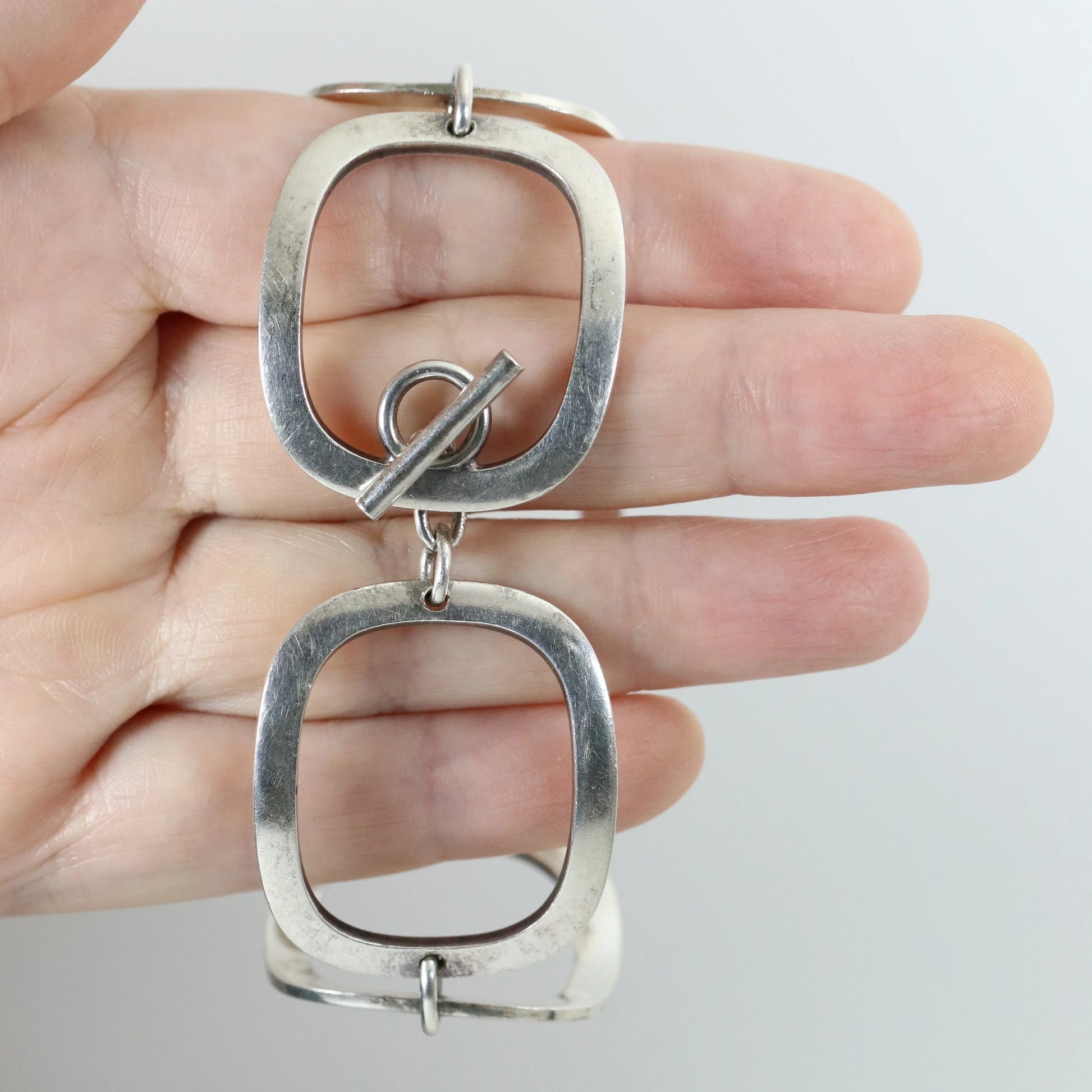 SOLD OUT: Vintage Georg Jensen Jewelry | Inga Britt Dahlquist Modernist Estate Bracelet 192B - Carmel Fine Silver Jewelry