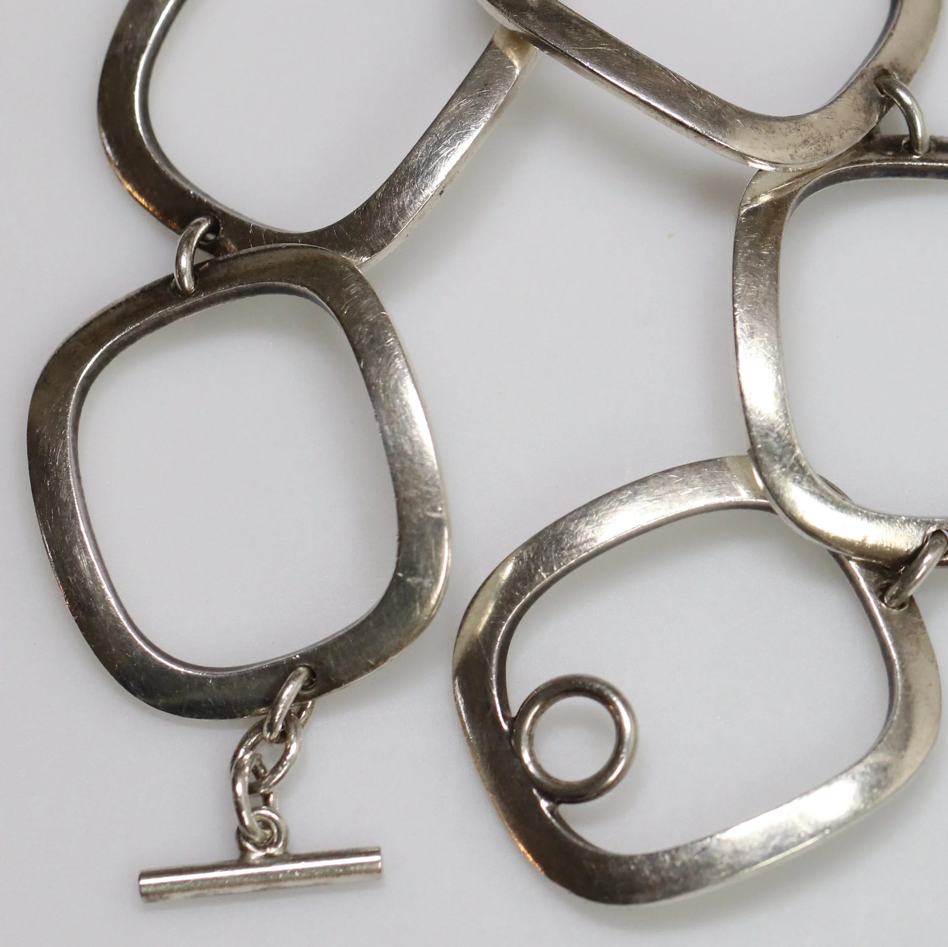 SOLD OUT: Vintage Georg Jensen Jewelry | Inga Britt Dahlquist Modernist Estate Bracelet 192B - Carmel Fine Silver Jewelry