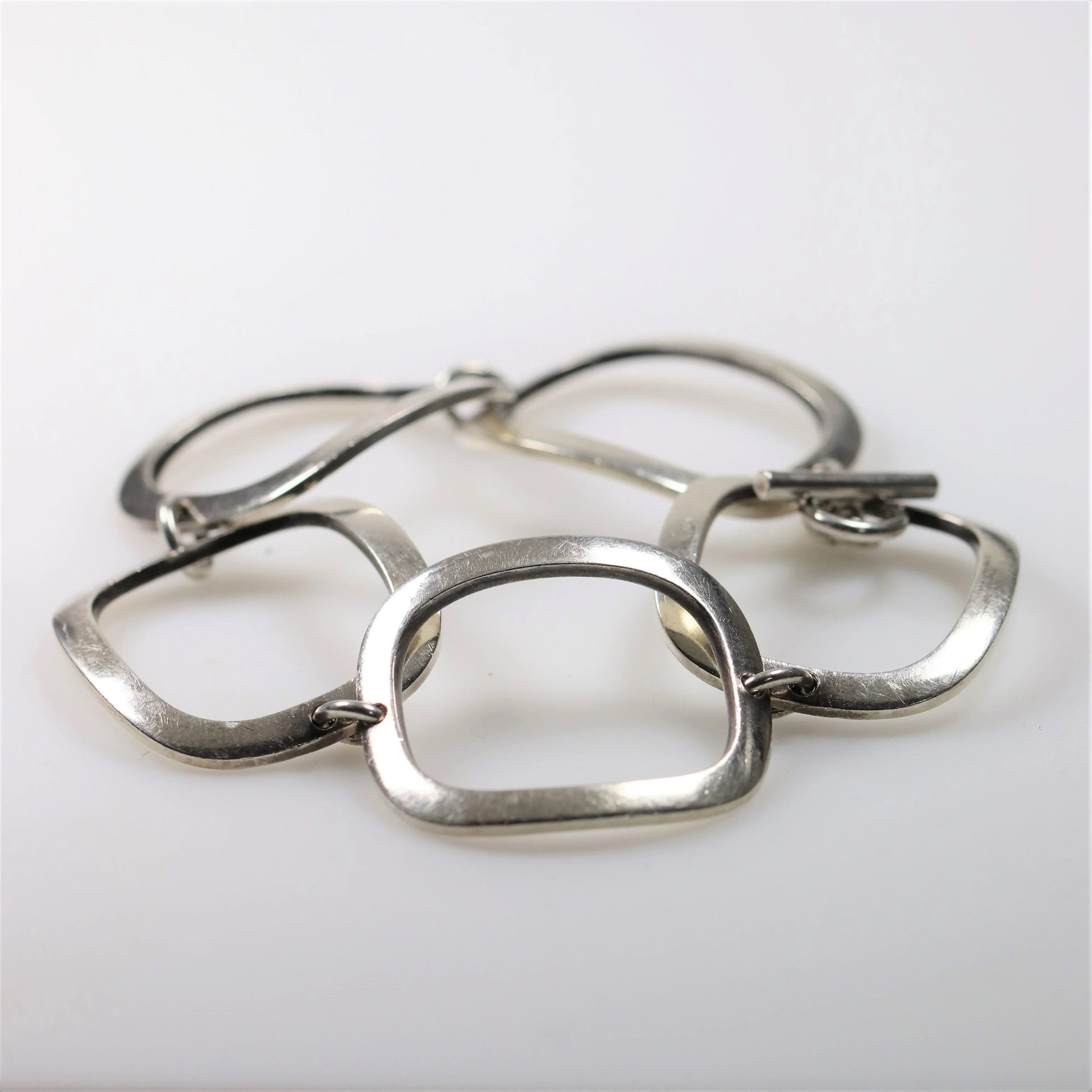 SOLD OUT: Vintage Georg Jensen Jewelry | Inga Britt Dahlquist Modernist Estate Bracelet 192B - Carmel Fine Silver Jewelry