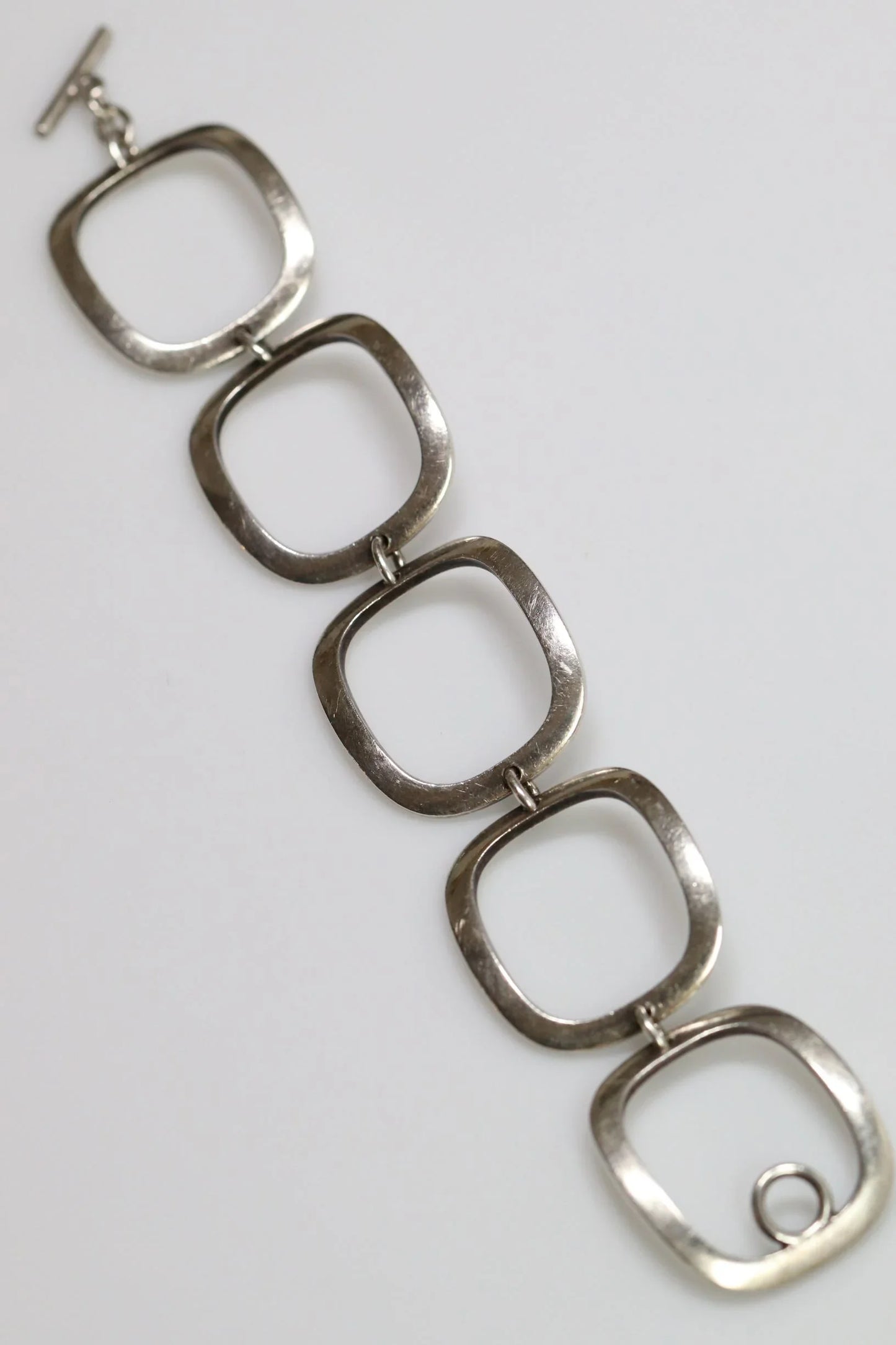 SOLD OUT: Vintage Georg Jensen Jewelry | Inga Britt Dahlquist Modernist Estate Bracelet 192B - Carmel Fine Silver Jewelry