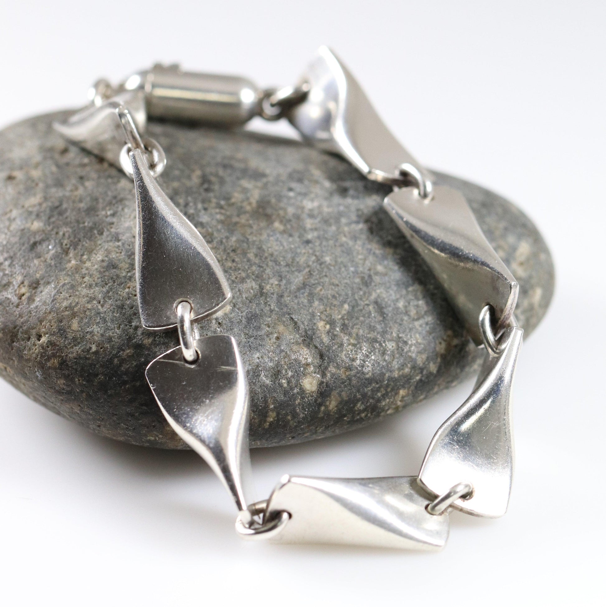 SOLD OUT: Vintage Georg Jensen Jewelry | Kindt-Larson Butterfly Bracelet 104B - Carmel FSJ