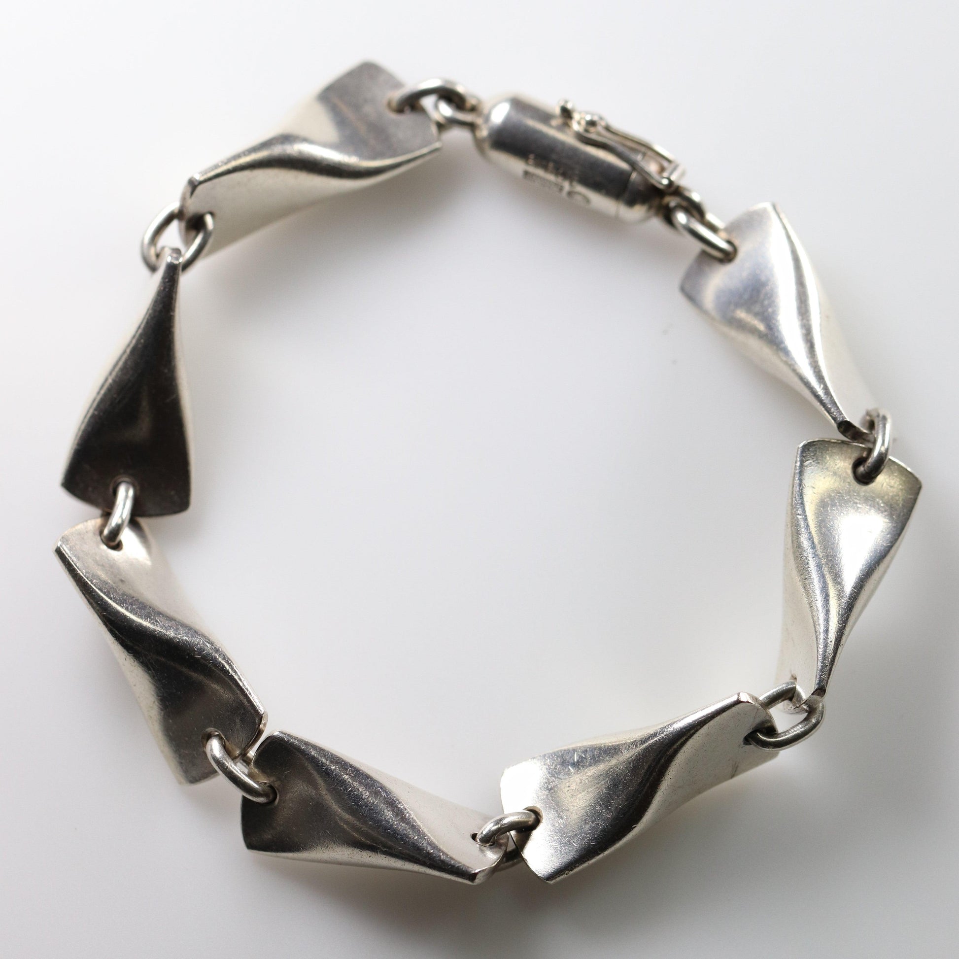 SOLD OUT: Vintage Georg Jensen Jewelry | Kindt-Larson Butterfly Bracelet 104B - Carmel FSJ