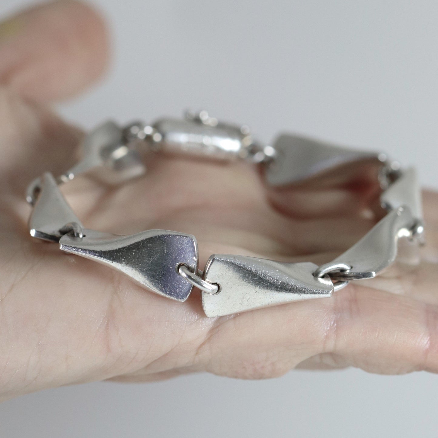 SOLD OUT: Vintage Georg Jensen Jewelry | Kindt-Larson Butterfly Bracelet 104B - Carmel FSJ
