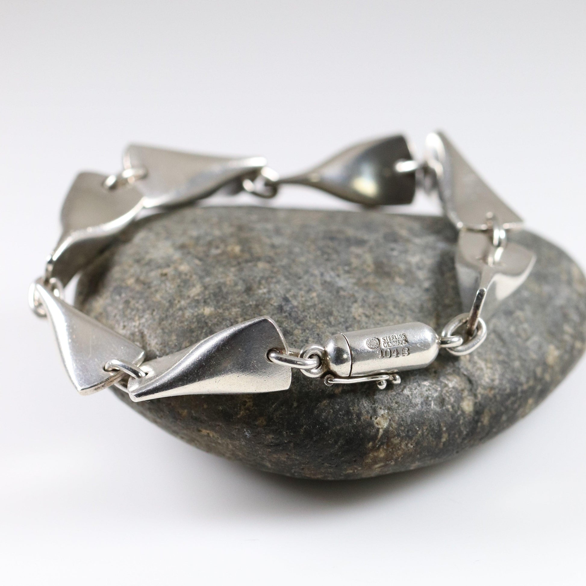 SOLD OUT: Vintage Georg Jensen Jewelry | Kindt-Larson Butterfly Bracelet 104B - Carmel FSJ