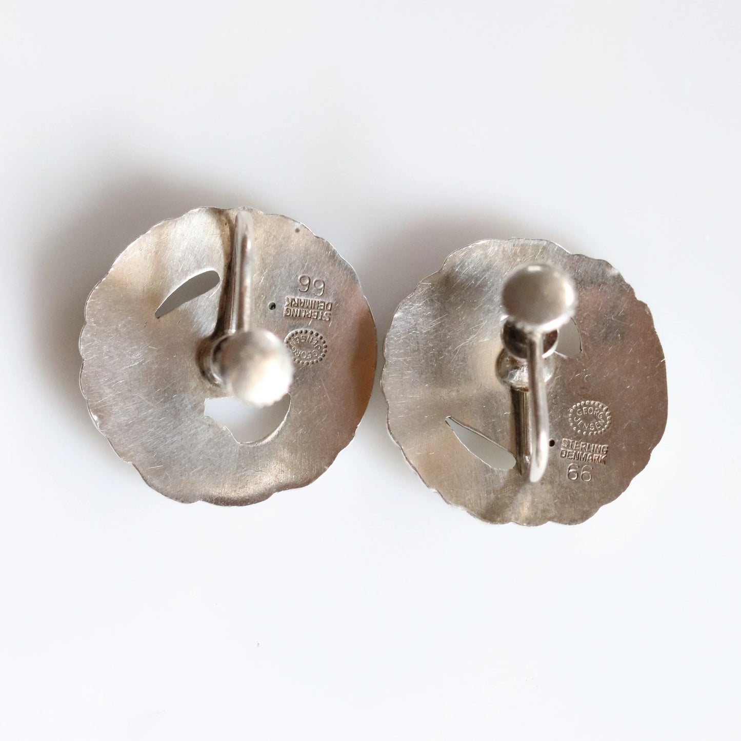 SOLD OUT: Vintage Georg Jensen Jewelry | Kristian Mohl-Hansen Dove Earrings 66 Denmark - Carmel Fine Silver Jewelry