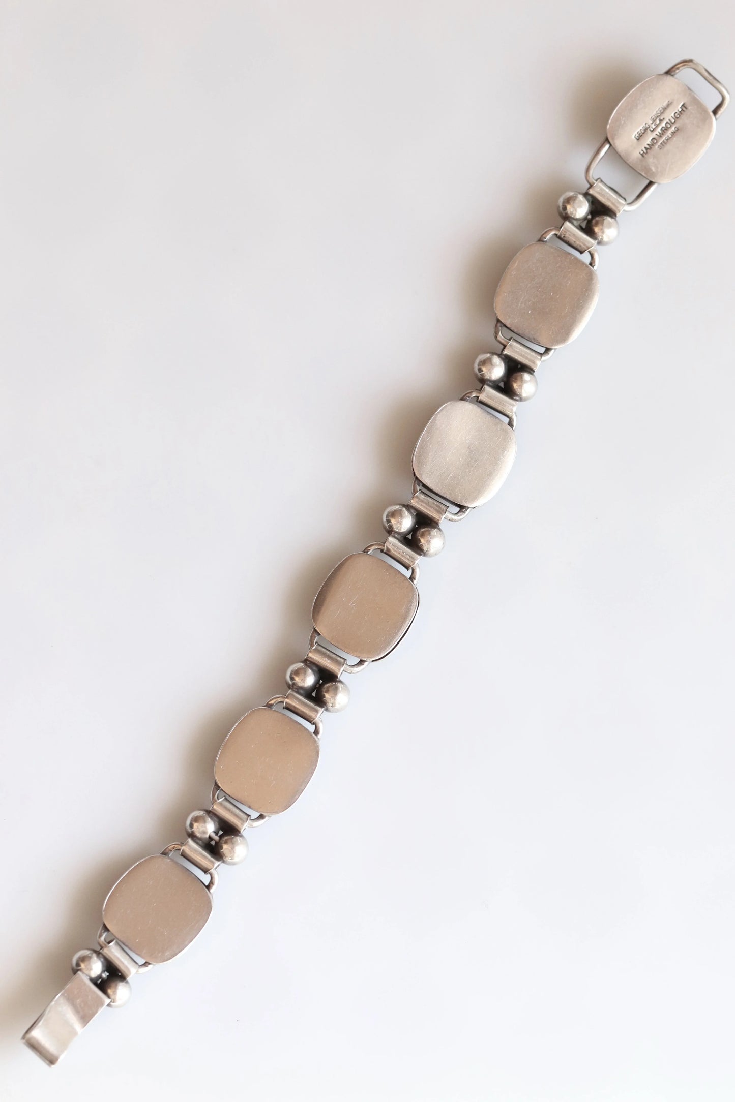 SOLD OUT: Vintage Georg Jensen Jewelry | LaPaglia Floral Bracelet Mid-Century U.S.A. - Carmel Fine Silver Jewelry