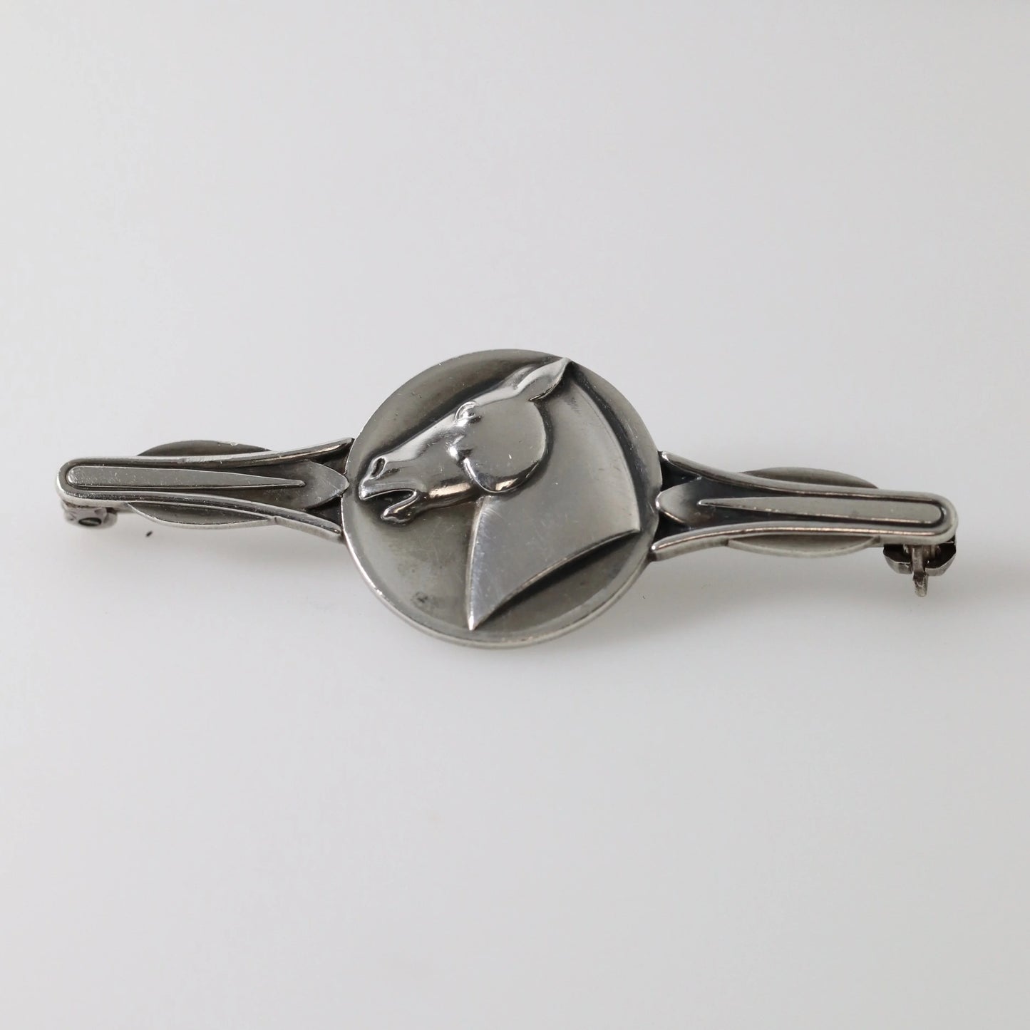 SOLD OUT: Vintage Georg Jensen Jewelry | Mid Century Malinowski Designed Sterling Horse Pin - Carmel Fine Silver Jewelry