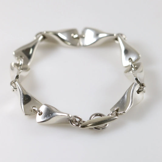 SOLD OUT: Vintage Georg Jensen Jewelry | Mid-Century Modernist Butterfly Bracelet 104A Denmark - Carmel Fine Silver Jewelry