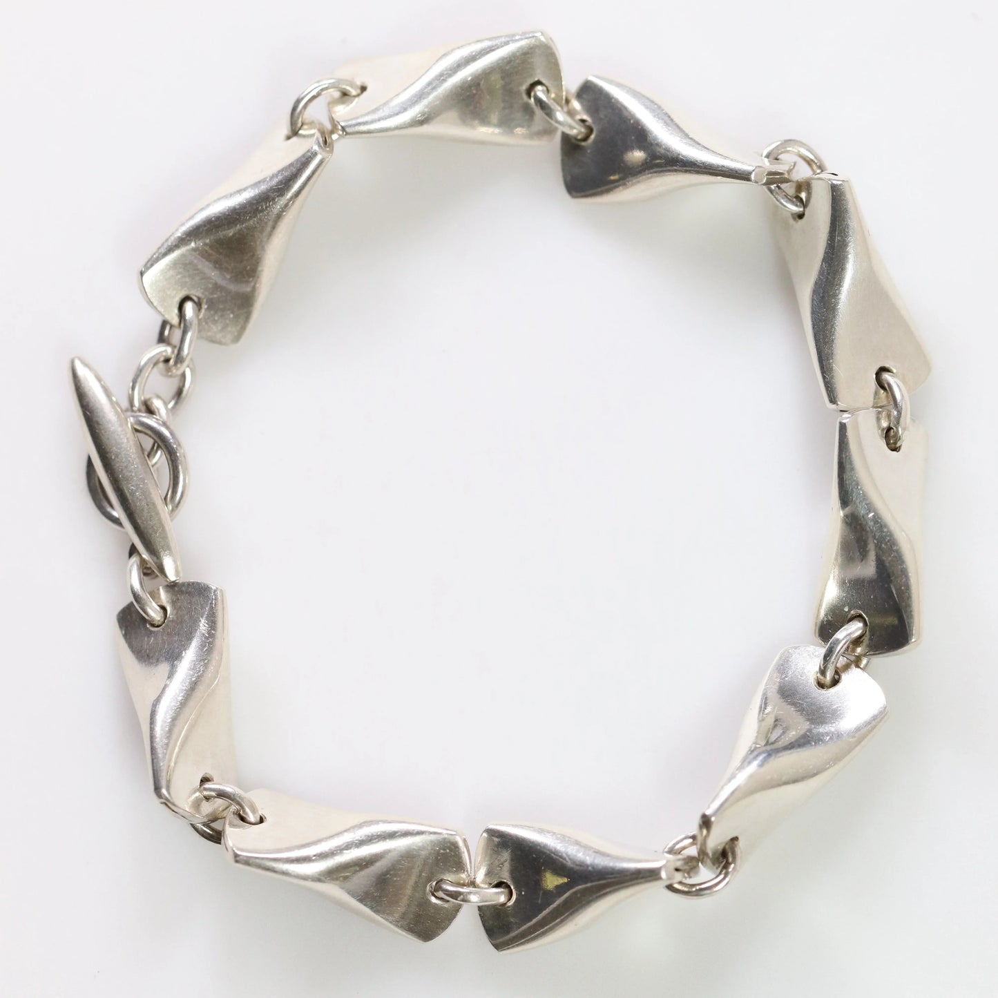 SOLD OUT: Vintage Georg Jensen Jewelry | Mid-Century Modernist Butterfly Bracelet 104A Denmark - Carmel Fine Silver Jewelry