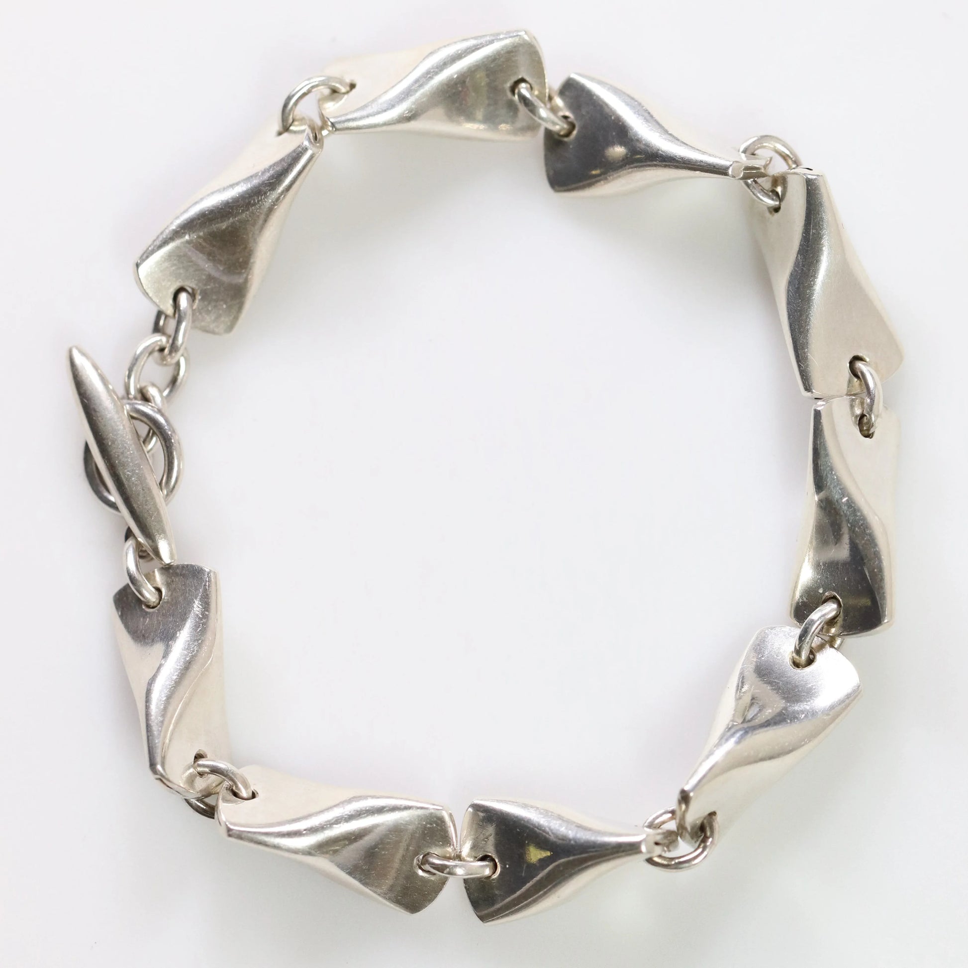 SOLD OUT: Vintage Georg Jensen Jewelry | Mid-Century Modernist Butterfly Bracelet 104A Denmark - Carmel Fine Silver Jewelry