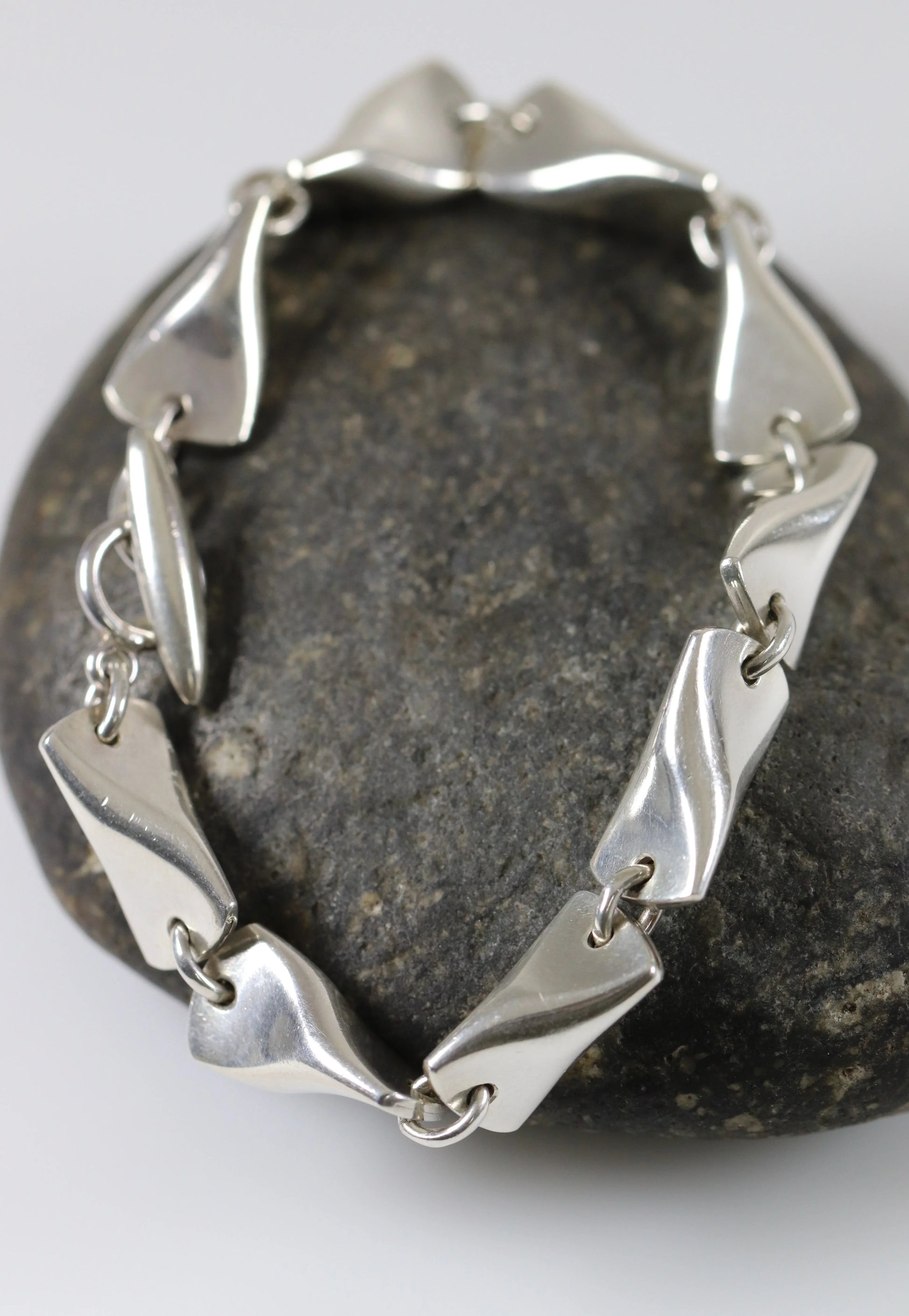 SOLD OUT: Vintage Georg Jensen Jewelry | Mid-Century Modernist Butterfly Bracelet 104A Denmark - Carmel Fine Silver Jewelry