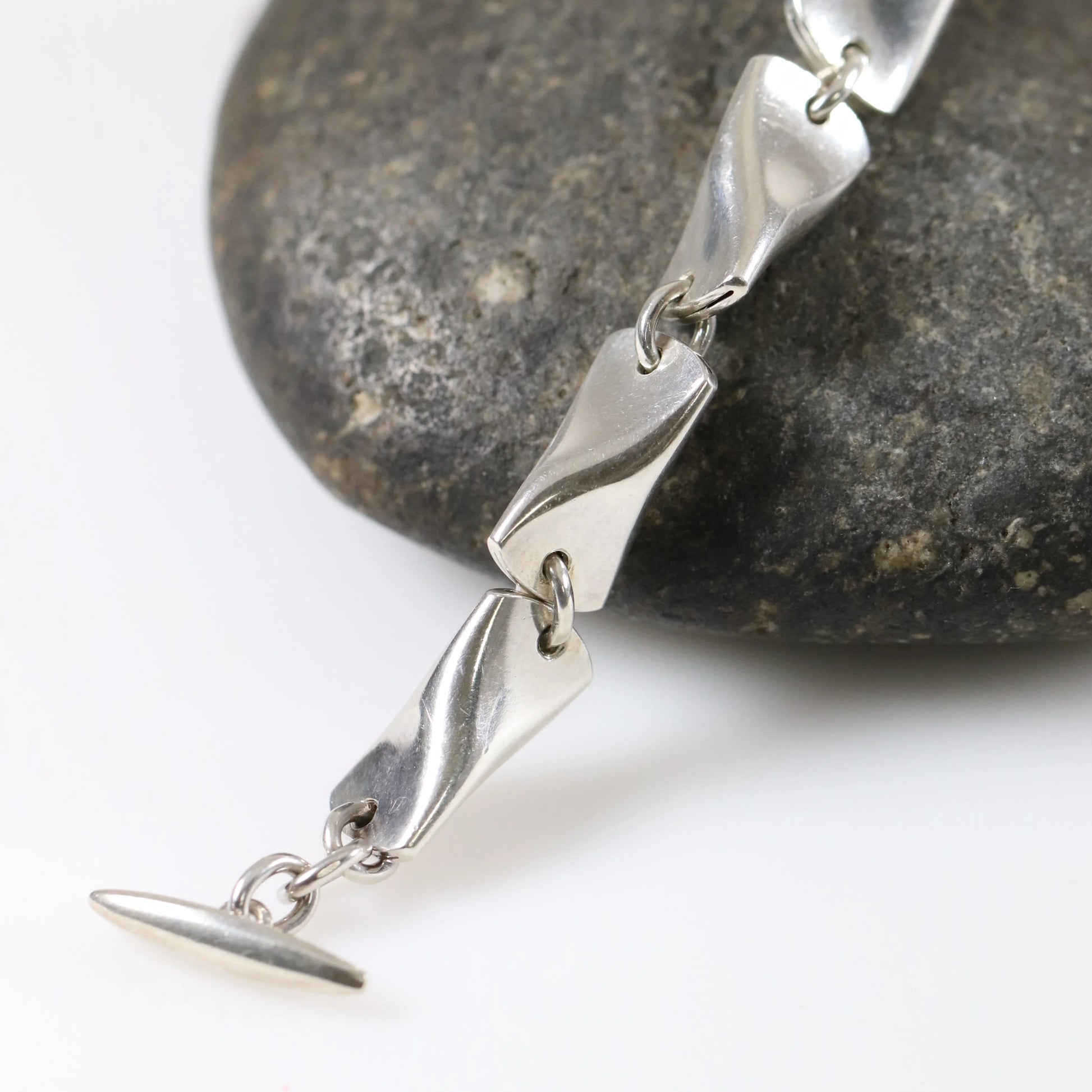 SOLD OUT: Vintage Georg Jensen Jewelry | Mid-Century Modernist Butterfly Bracelet 104A Denmark - Carmel Fine Silver Jewelry