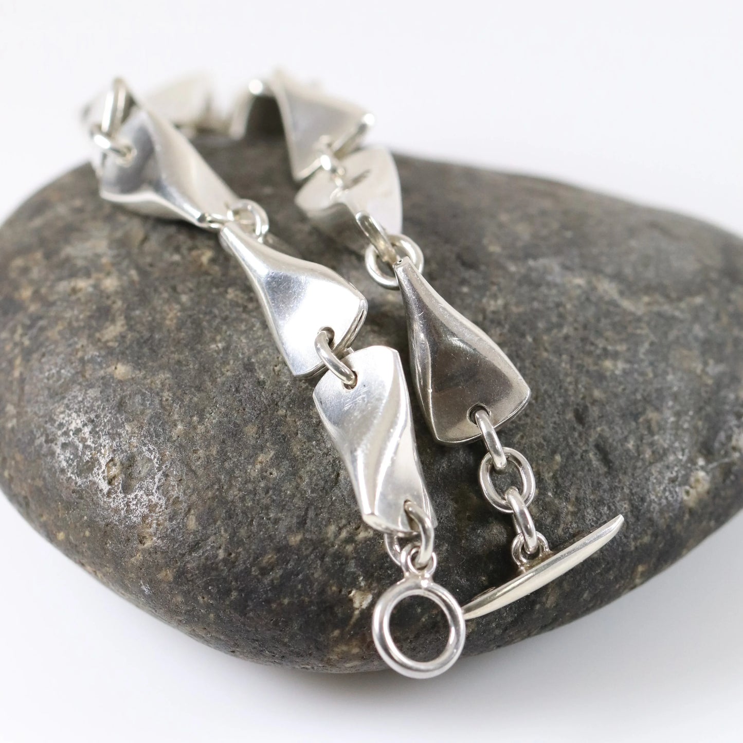 SOLD OUT: Vintage Georg Jensen Jewelry | Mid-Century Modernist Butterfly Bracelet 104A Denmark - Carmel Fine Silver Jewelry