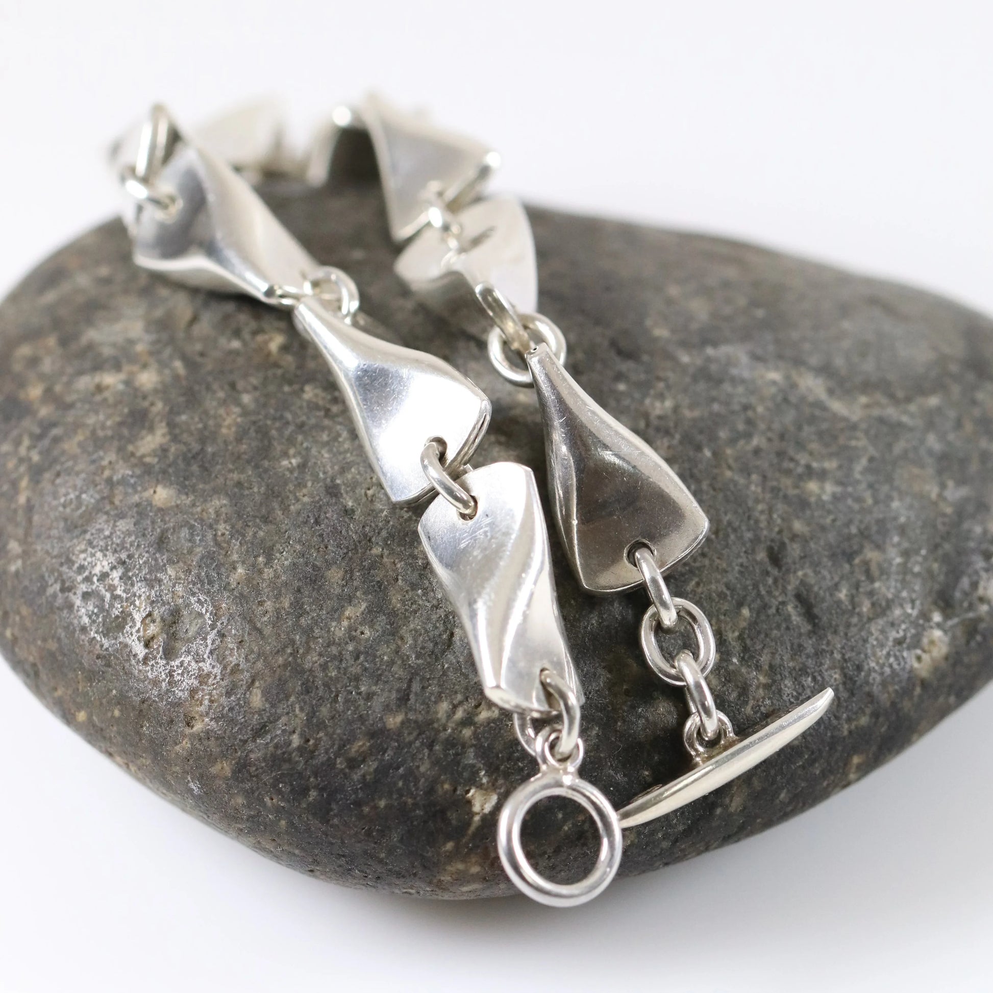 SOLD OUT: Vintage Georg Jensen Jewelry | Mid-Century Modernist Butterfly Bracelet 104A Denmark - Carmel Fine Silver Jewelry