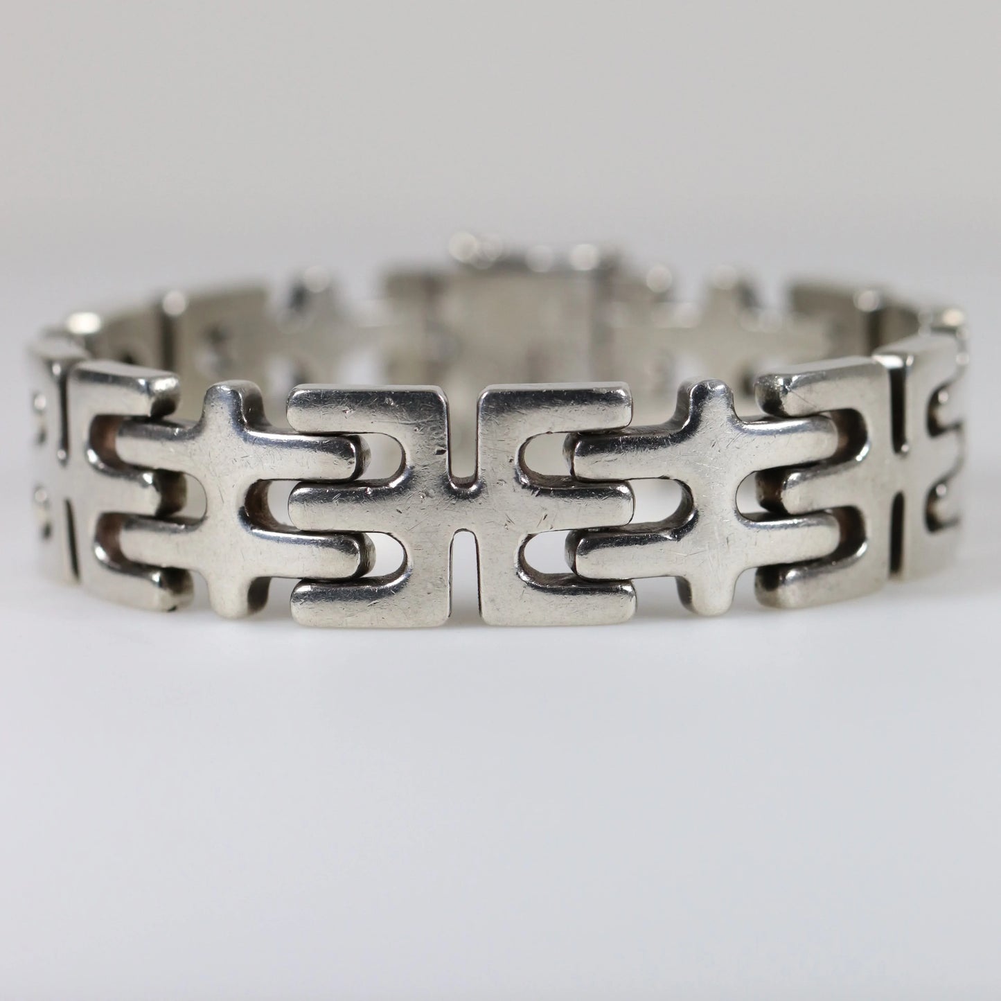 SOLD OUT: Vintage Georg Jensen Jewelry | Modernist Geometric Bracelet 103 - Carmel Fine Silver Jewelry