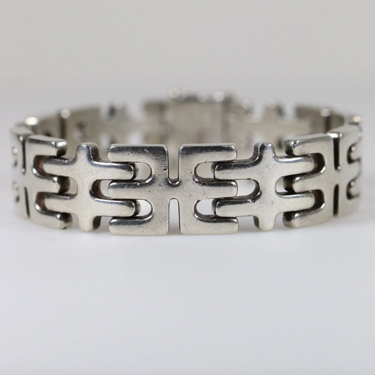SOLD OUT: Vintage Georg Jensen Jewelry | Modernist Geometric Bracelet 103 - Carmel Fine Silver Jewelry