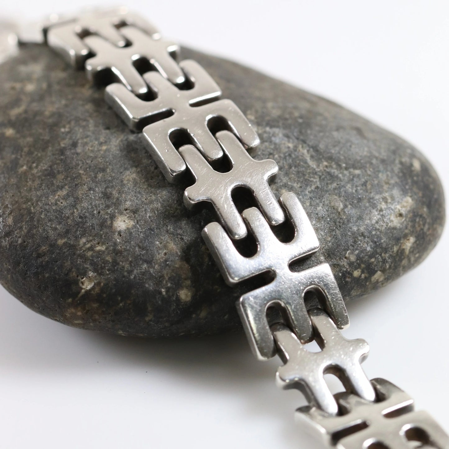 SOLD OUT: Vintage Georg Jensen Jewelry | Modernist Geometric Bracelet 103 - Carmel Fine Silver Jewelry