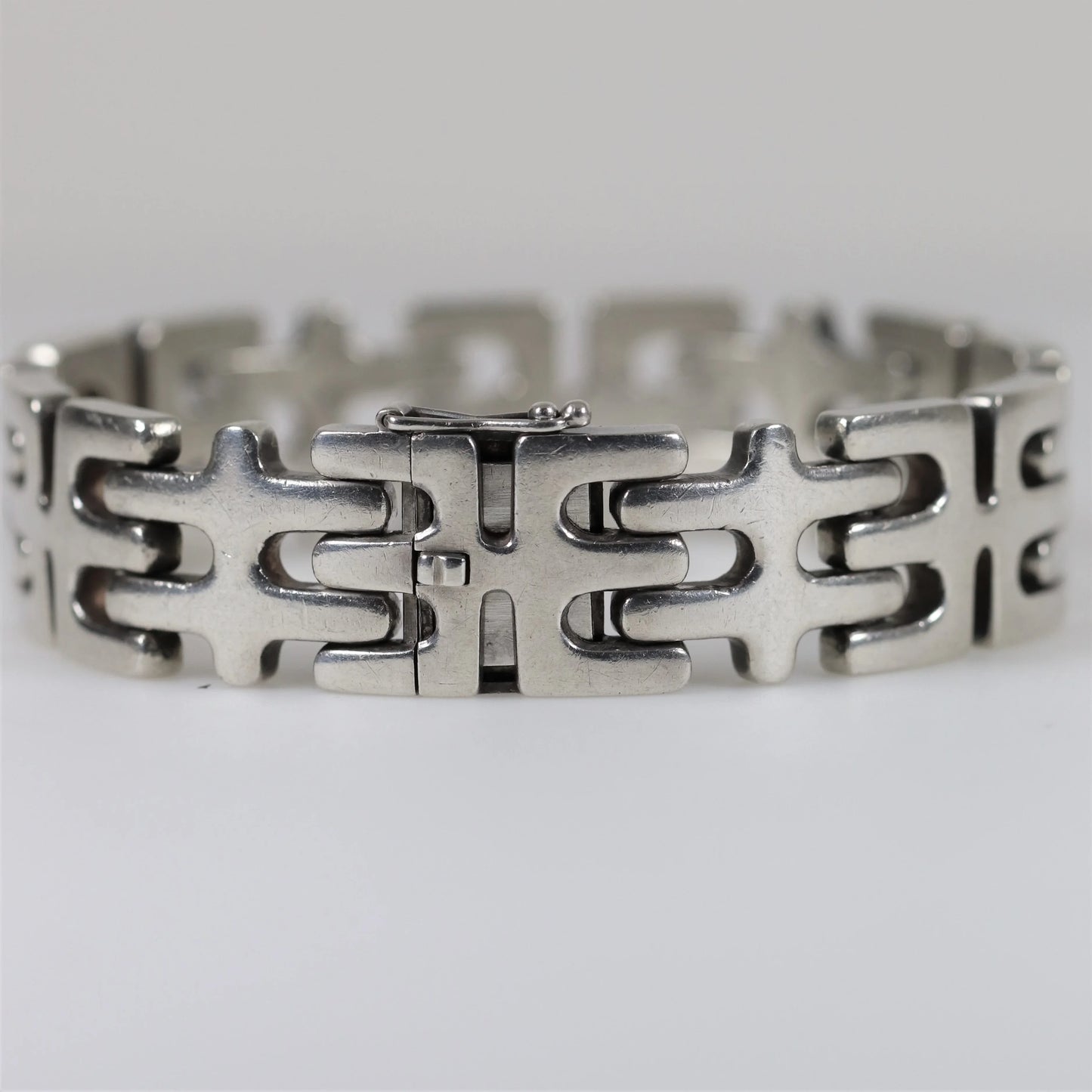 SOLD OUT: Vintage Georg Jensen Jewelry | Modernist Geometric Bracelet 103 - Carmel Fine Silver Jewelry
