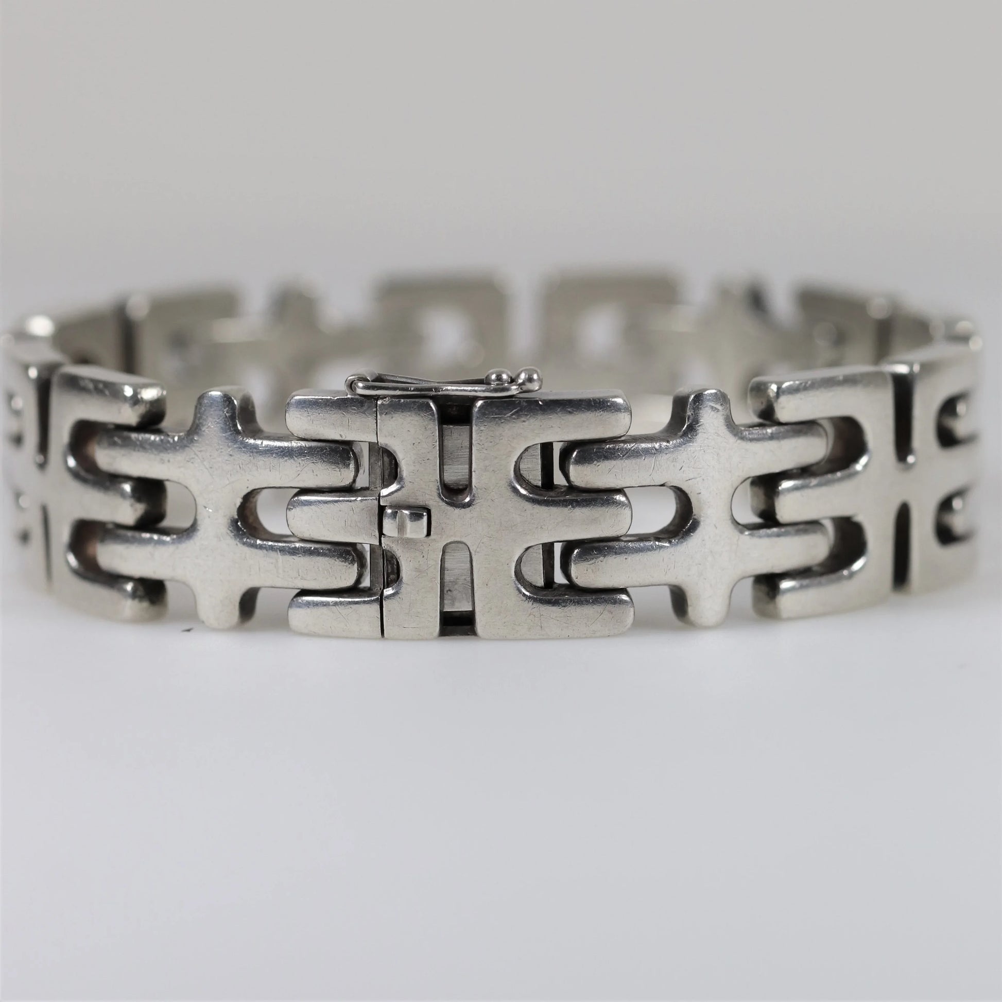 SOLD OUT: Vintage Georg Jensen Jewelry | Modernist Geometric Bracelet 103 - Carmel Fine Silver Jewelry